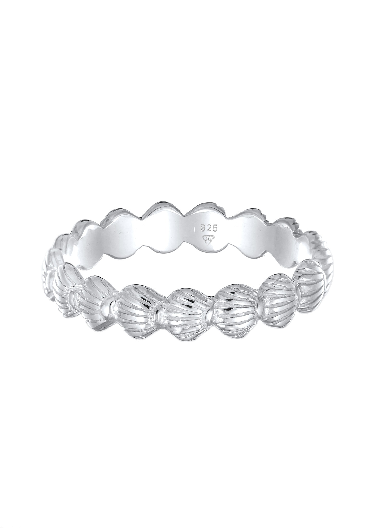 Elli Silberring »Ring Bandring Muscheln Maritim Beach Look 925 Silber«