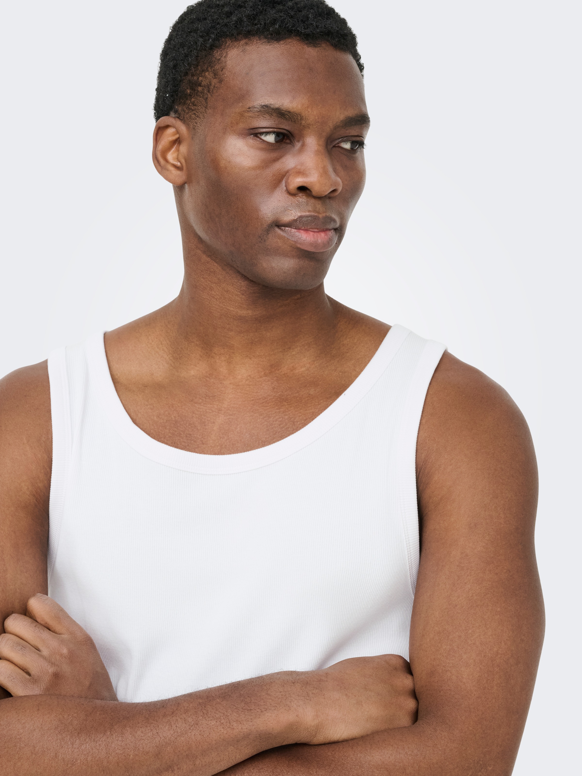 ONLY & SONS Rundhalsshirt »ONSTANNER REG SL TANK TOP NOOS«