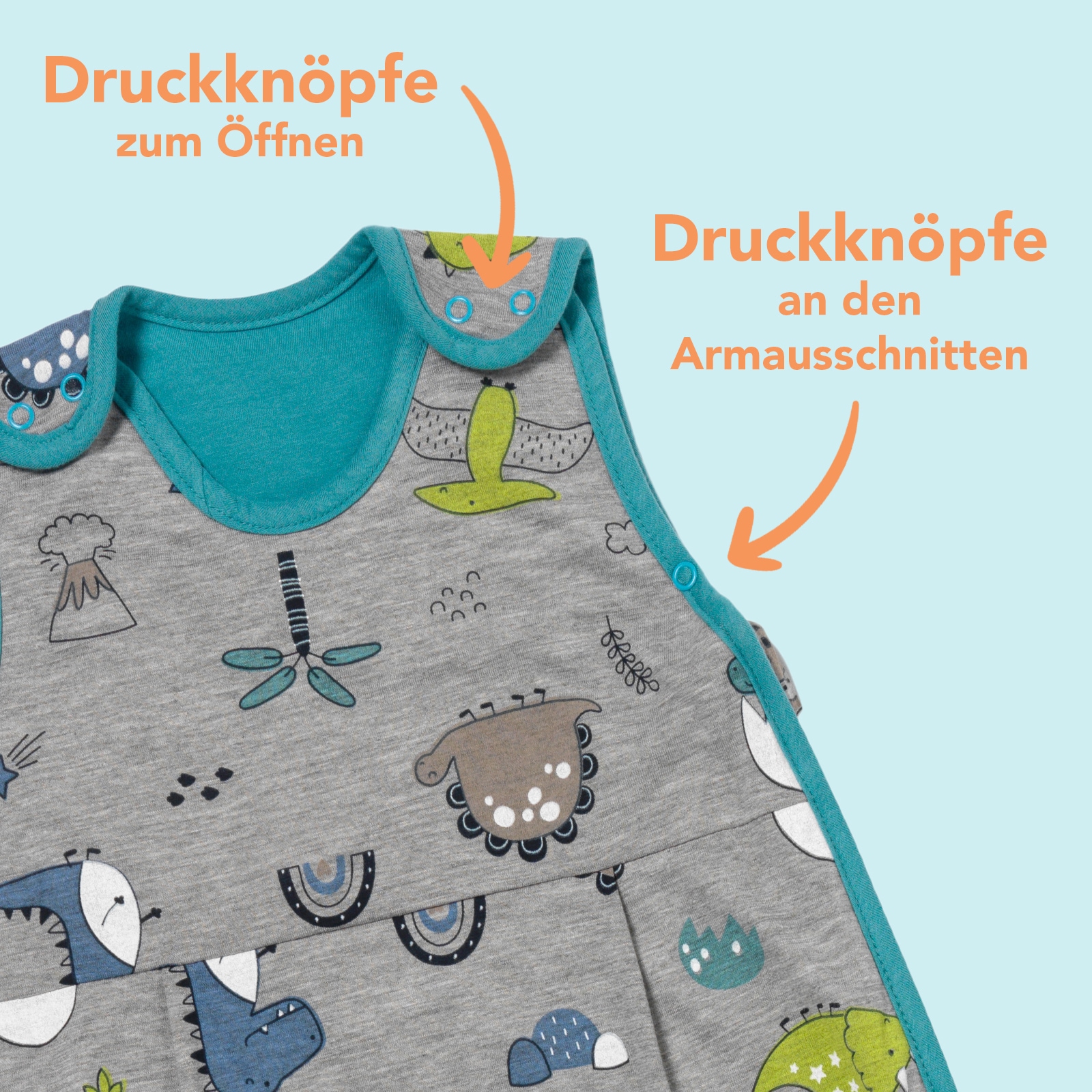 Schlummersack Babyschlafsack »Schlafsack ohne Füßen 1.0 Tog«