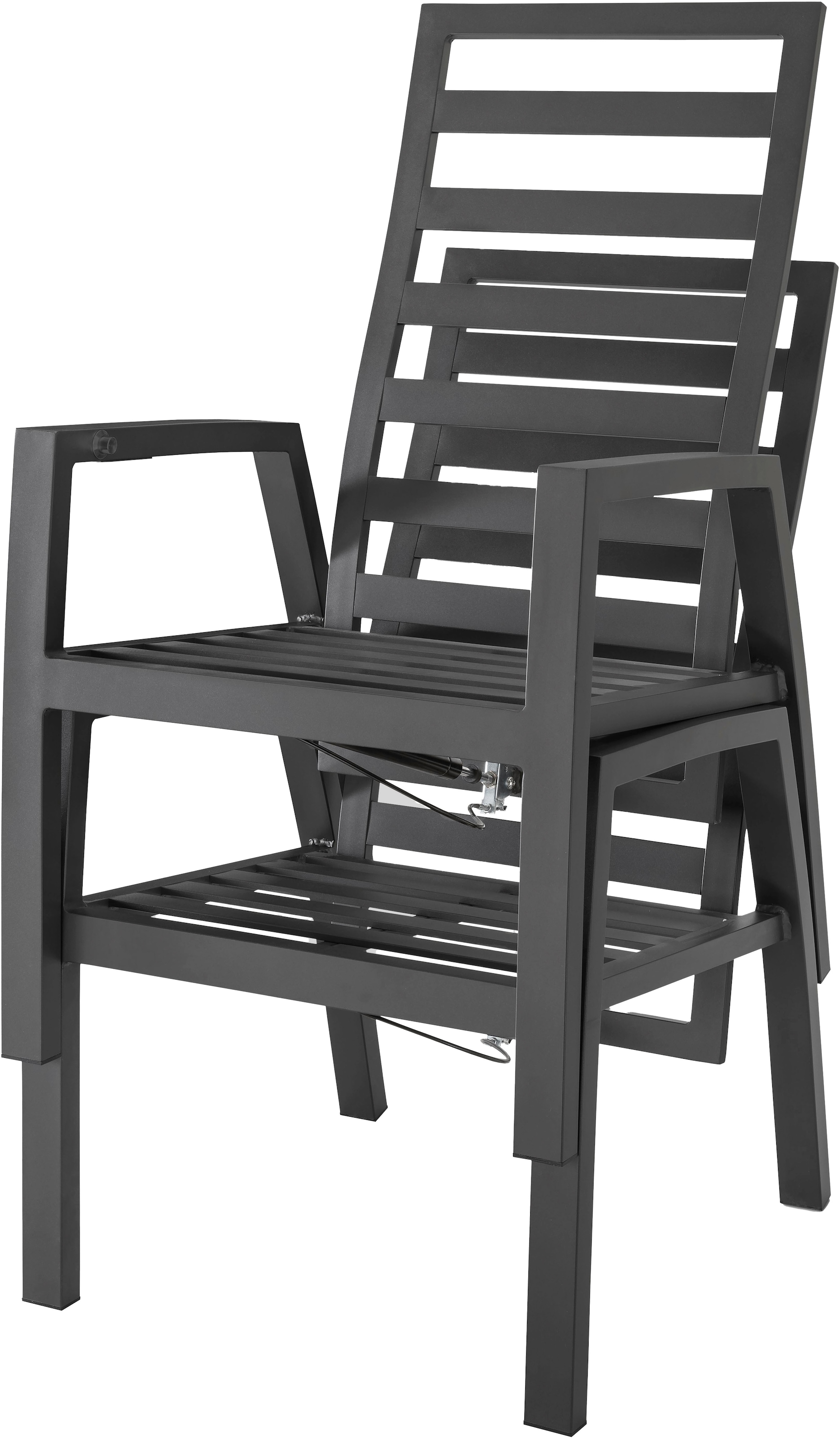 Destiny Hochlehner »GARDA«, (Set), 2 St., Polyester, Aluminium, inkl. Auflagen