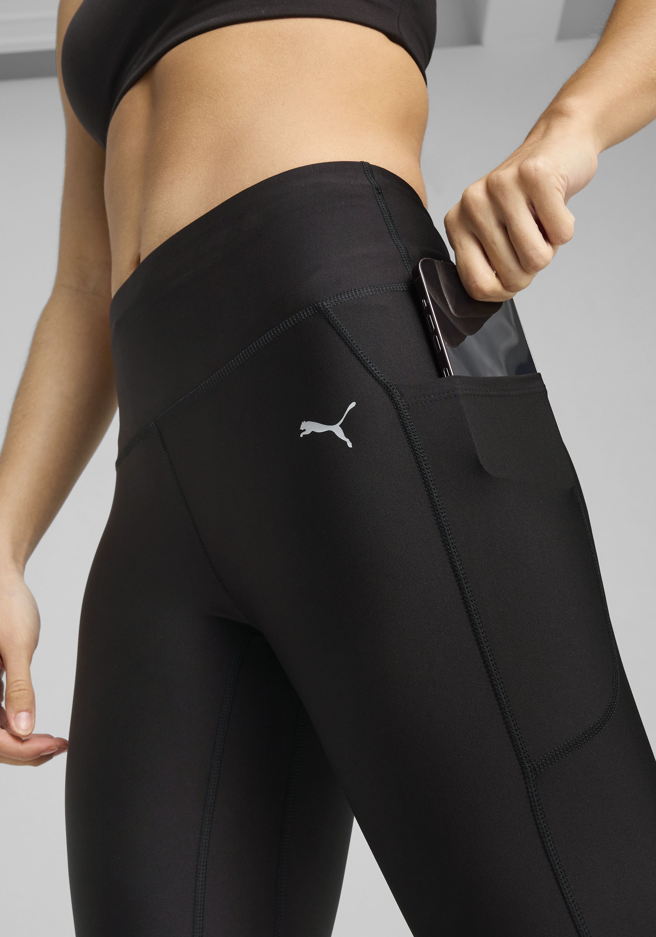 PUMA Lauftights »W RUN VELOCITY 3/4TH TIGHT«  mit DryCELL Technologie, atmungsaktiv, mit hohem Bund