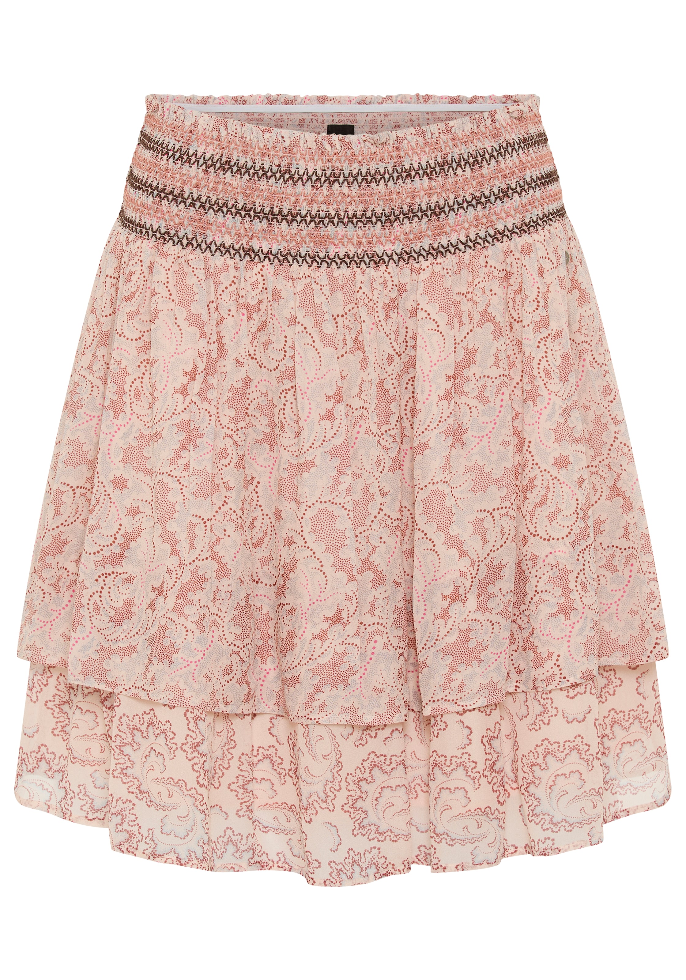 BOSS ORANGE Stufenrock »Vesiana Premium Damenmode« in Mini-Länge, Viskose