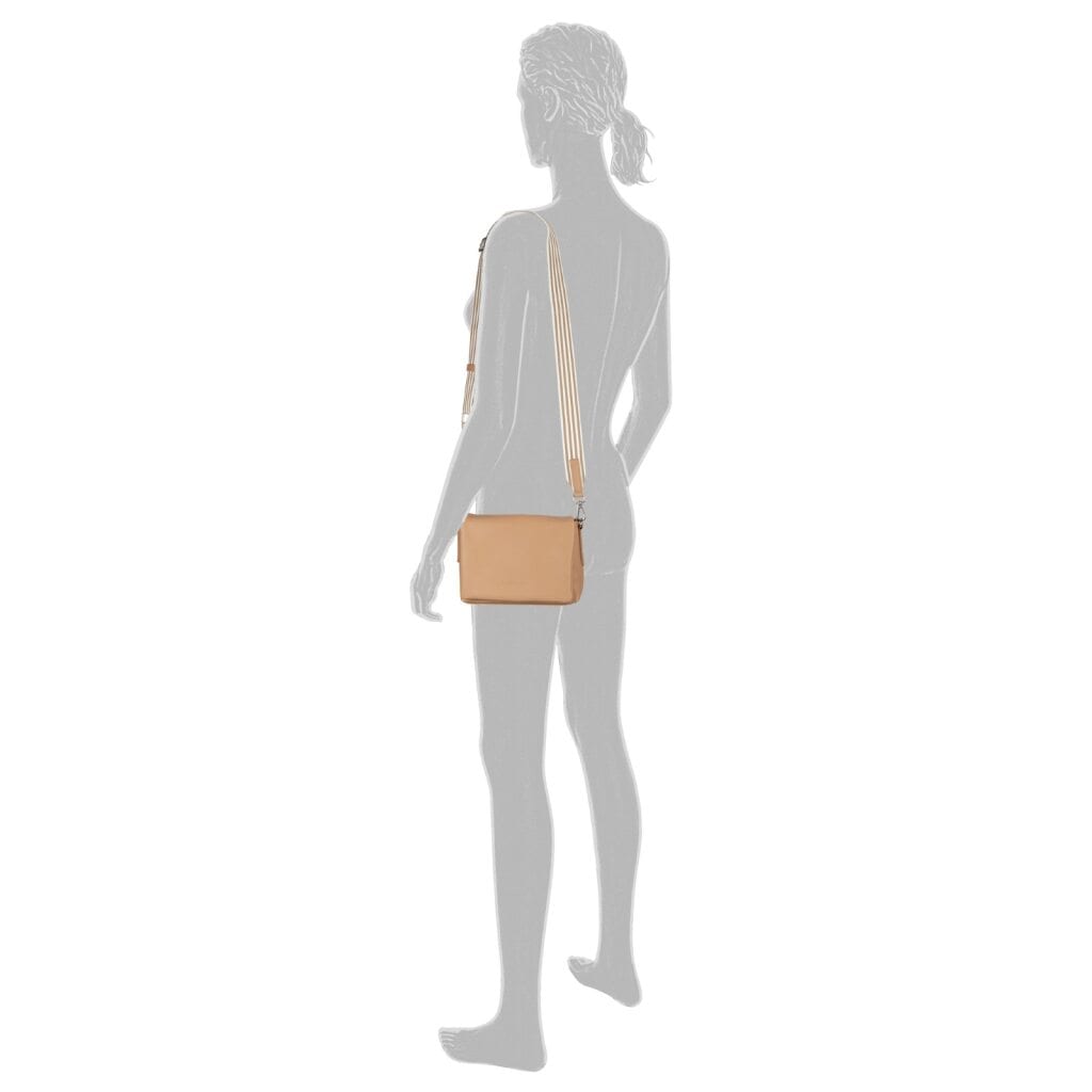 TOM TAILOR Umhängetasche »Orla Stripe« aus softem Kunstleder in modernem Look mit sommerlichem Stoffgurt