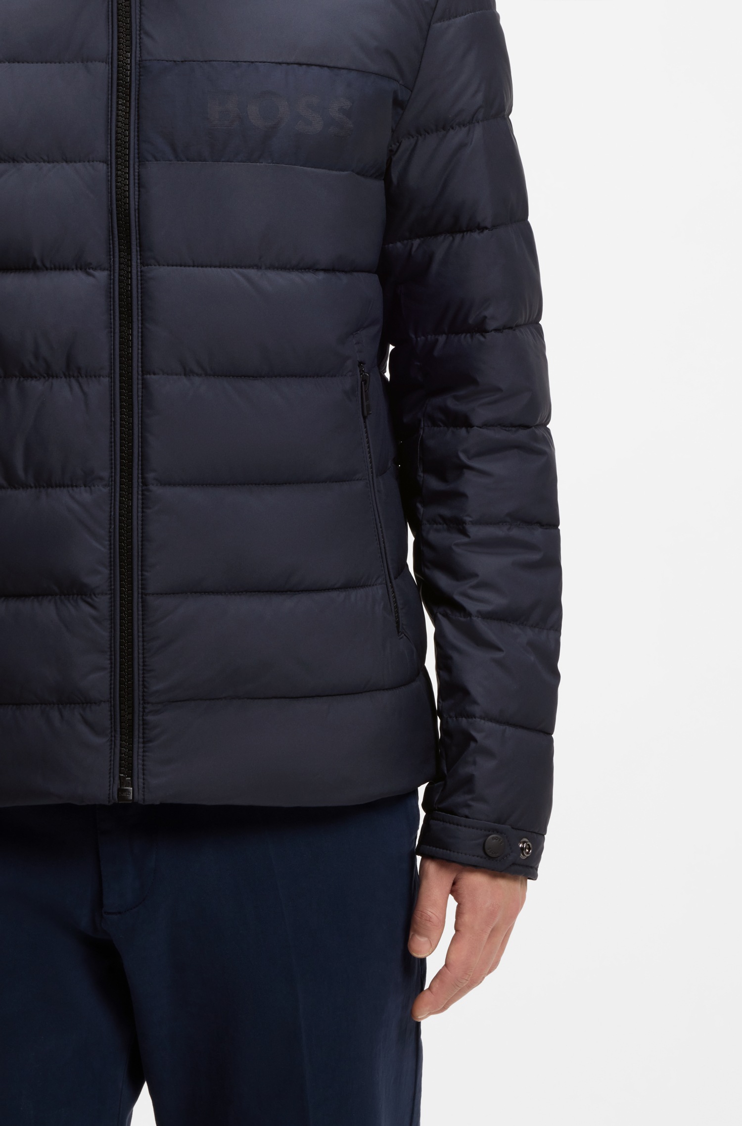 BOSS Steppjacke »Cenitos Premium Menswear« mit Stehkragen, regular fit