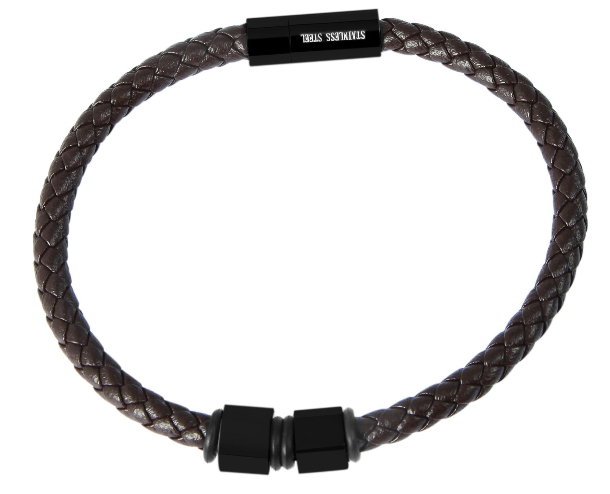 Adelia´s Lederarmband »Unisex Armband ¿ Lederarmband aus Leder 21,5 cm«