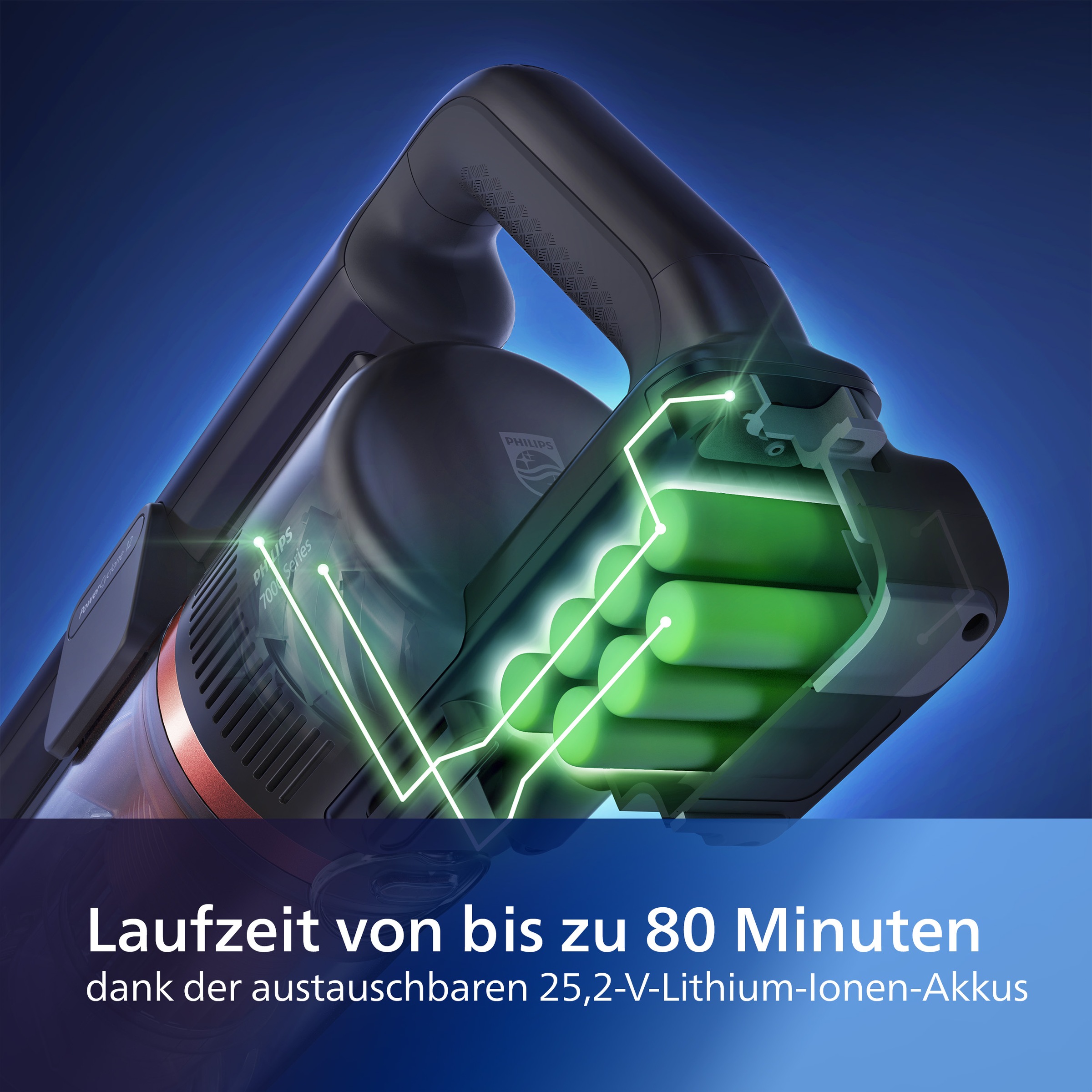 Smart-Düse, 80 bestellen Minuten Series«, bei 8000 Laufzeit OTTO zu Plus Aqua Nass-Trocken-Akkusauger PrecisionPower bis mit Philips »XC8055/01