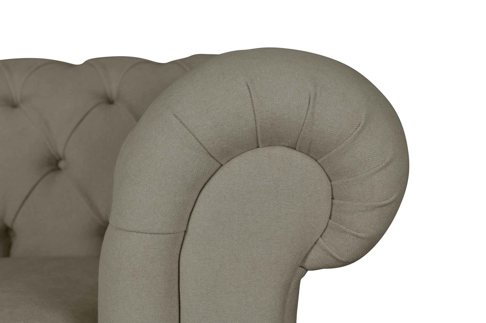 Home affaire 3-Sitzer »CHARENTE, optionale Schlafsofa, Chesterfield-Sofa, Bettfunktion« mit edler Knopfheftung und typischen Armlehnen, B/T/H 198/89/74 cm