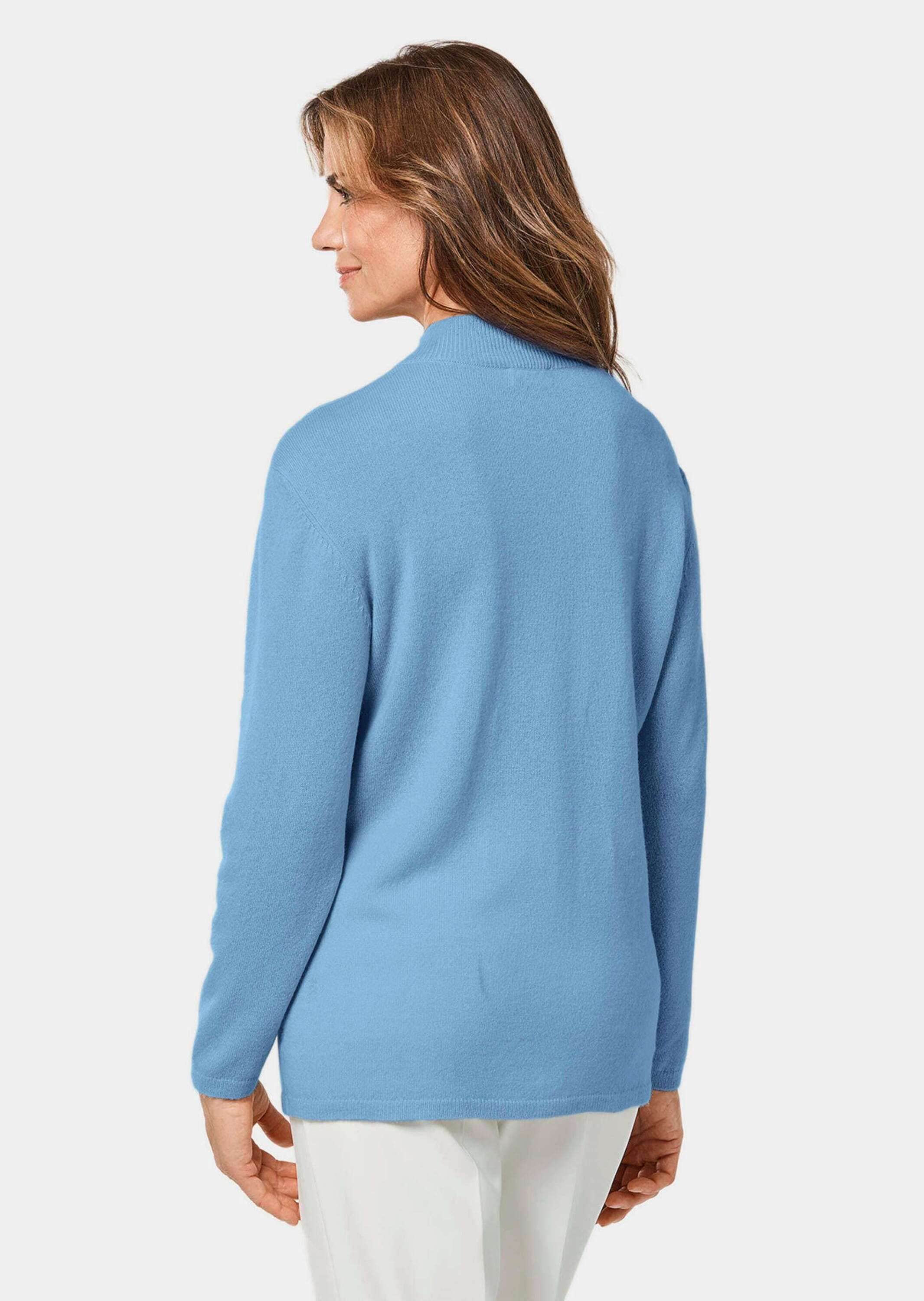 GOLDNER Strickpullover »Kurzgröße Kuschelweicher Kaschmirpullover mit Kragen«