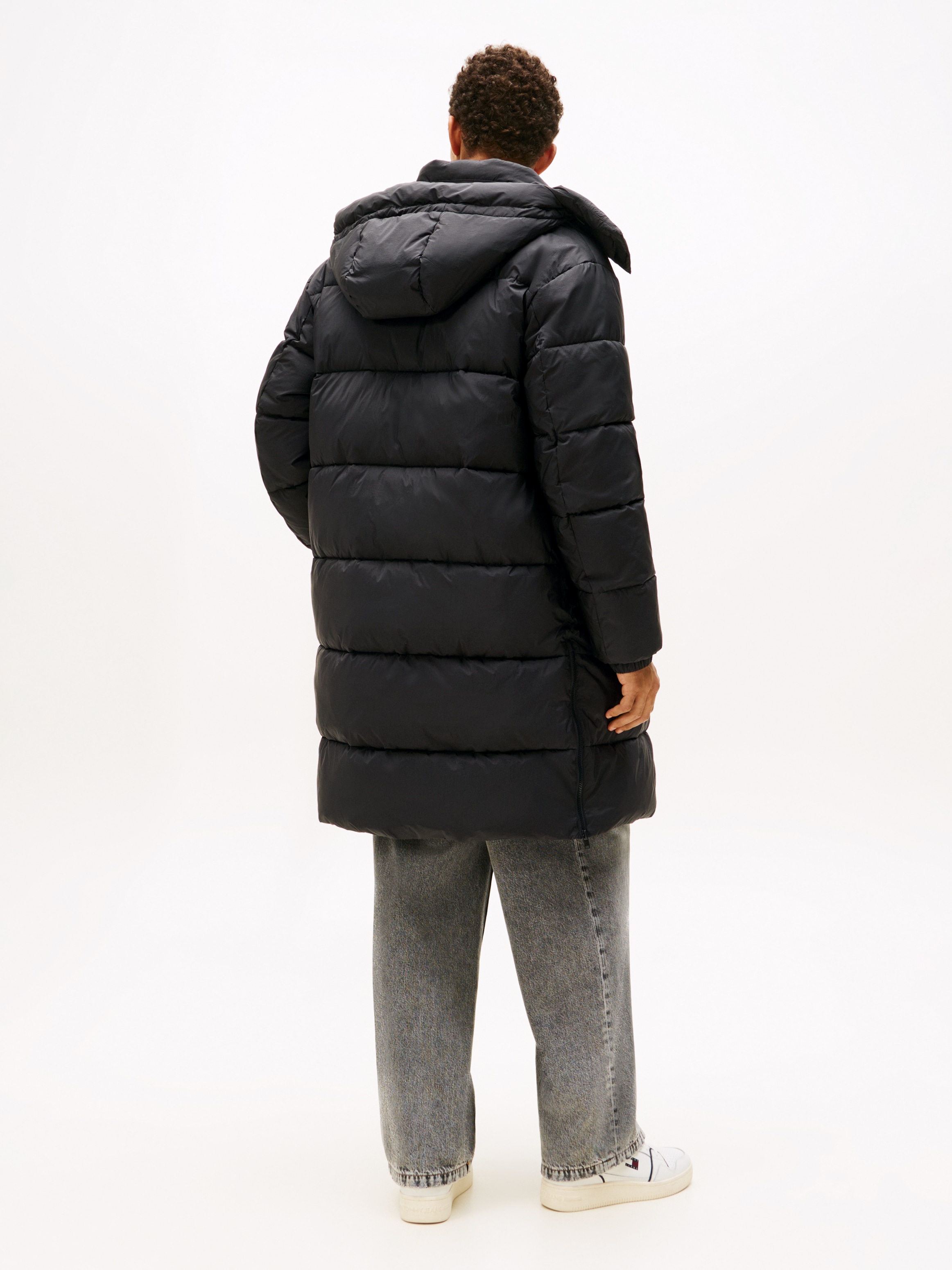 Tommy Jeans Steppmantel »VAIL MAXI PARKA« Regular fit mit abnehmbarer Kapuze