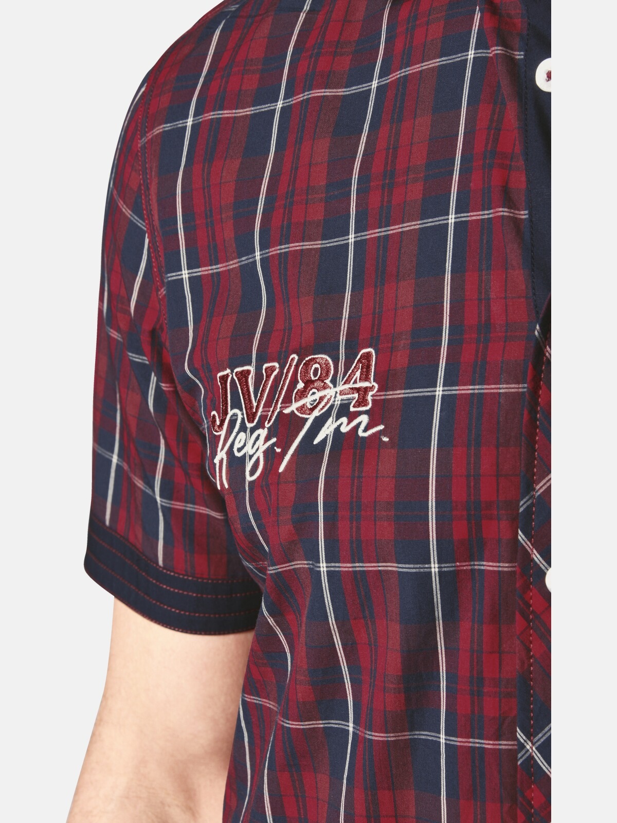 Jan Vanderstorm Karohemd »Kurzarmhemd EMYLS«
