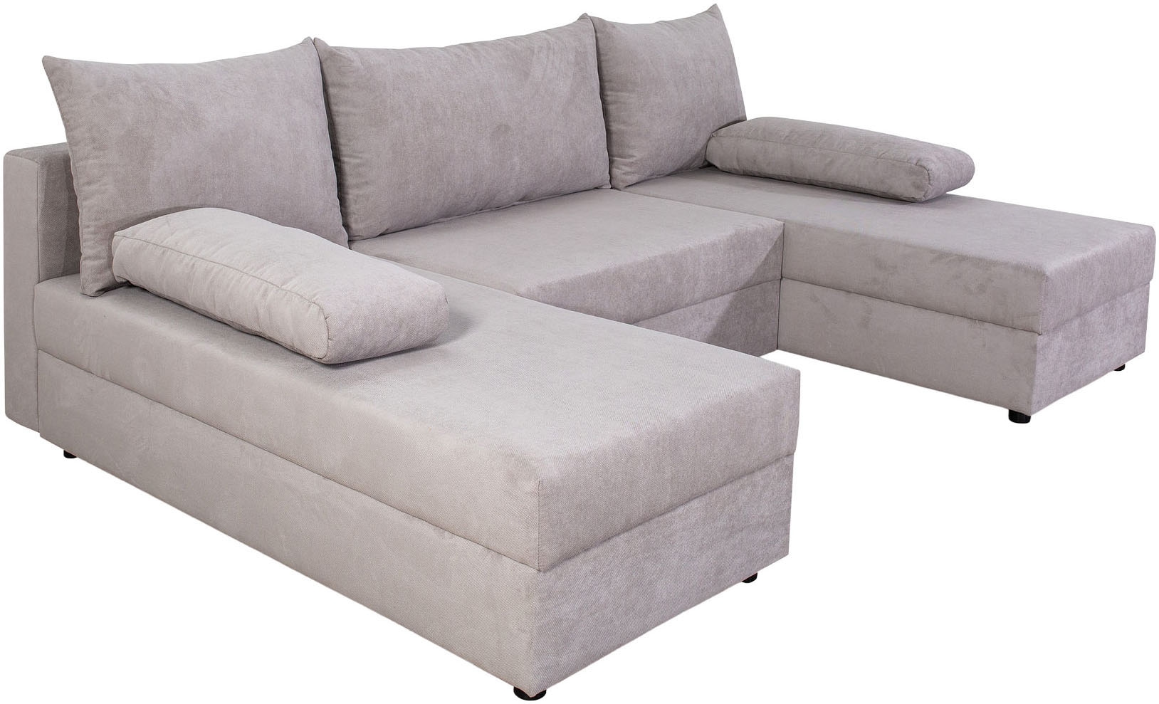 COLLECTION AB Wohnlandschaft »Pico U-Form«, Wohnlandschaft,2 X Ottomane,Polyätherschaum Polsterung
