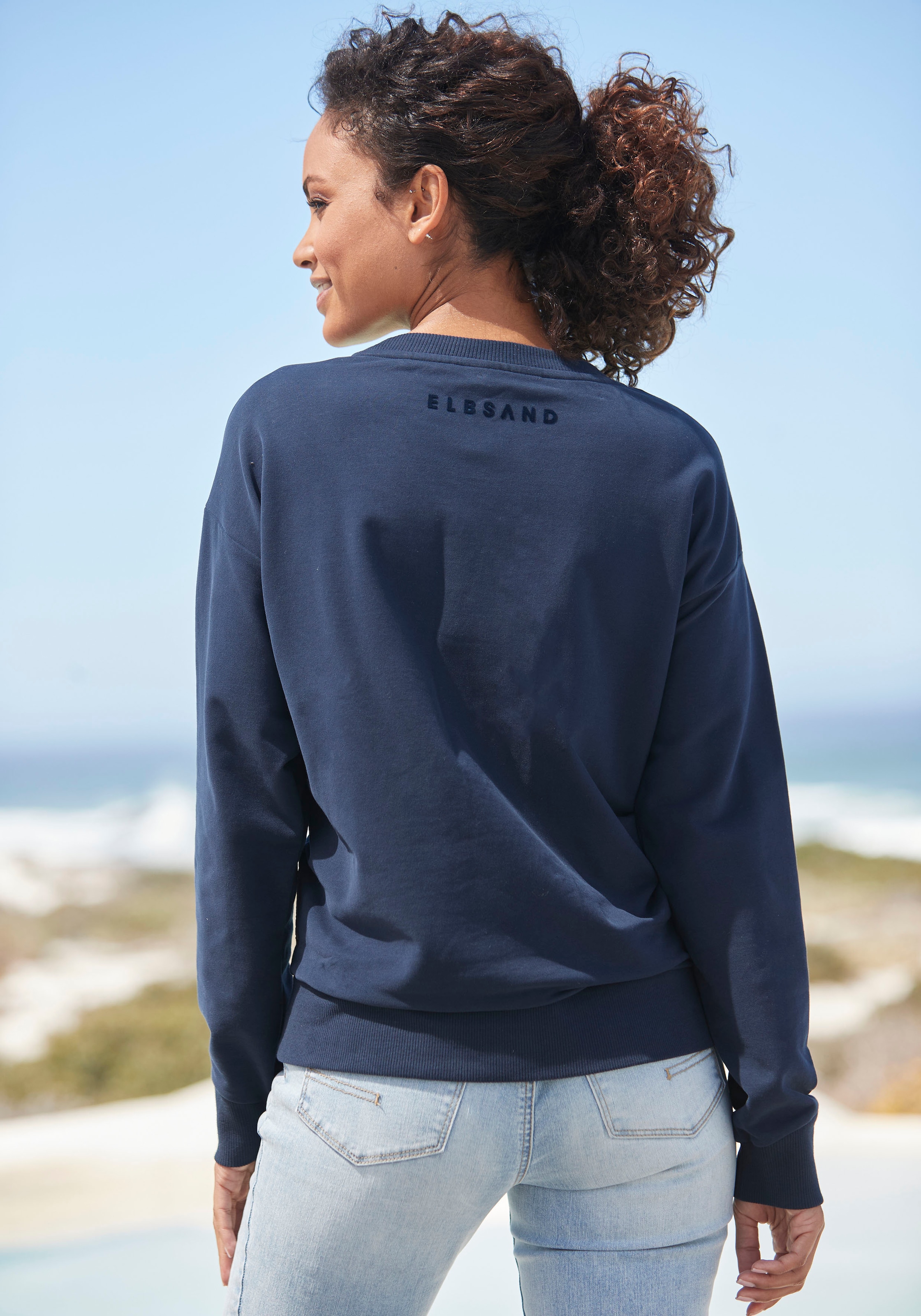 Elbsand Sweatshirt »Fionni«, mit großem Logoprint, sportlich-casual