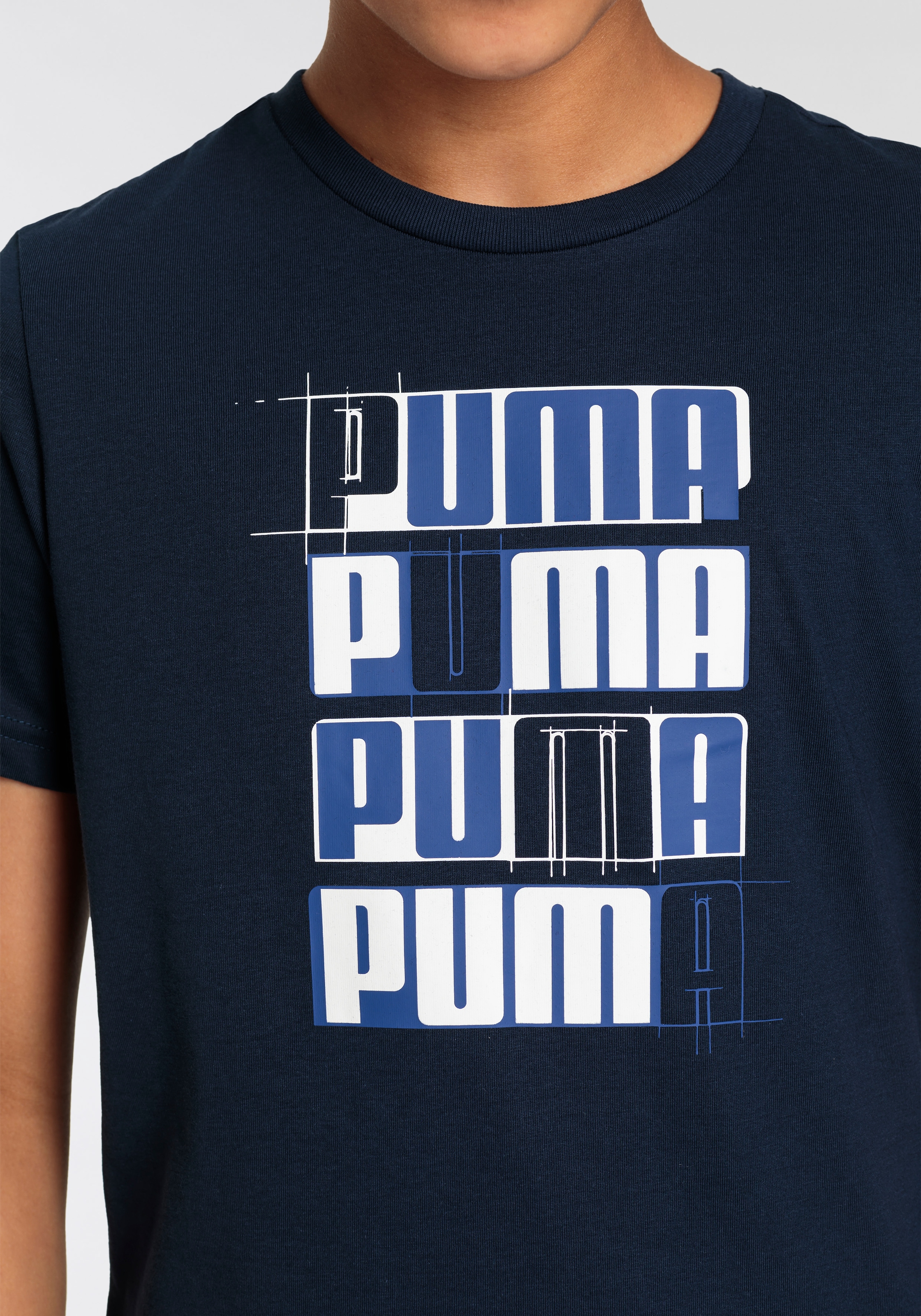 PUMA T-Shirt »ESS+ LOGO LAB TEE B«