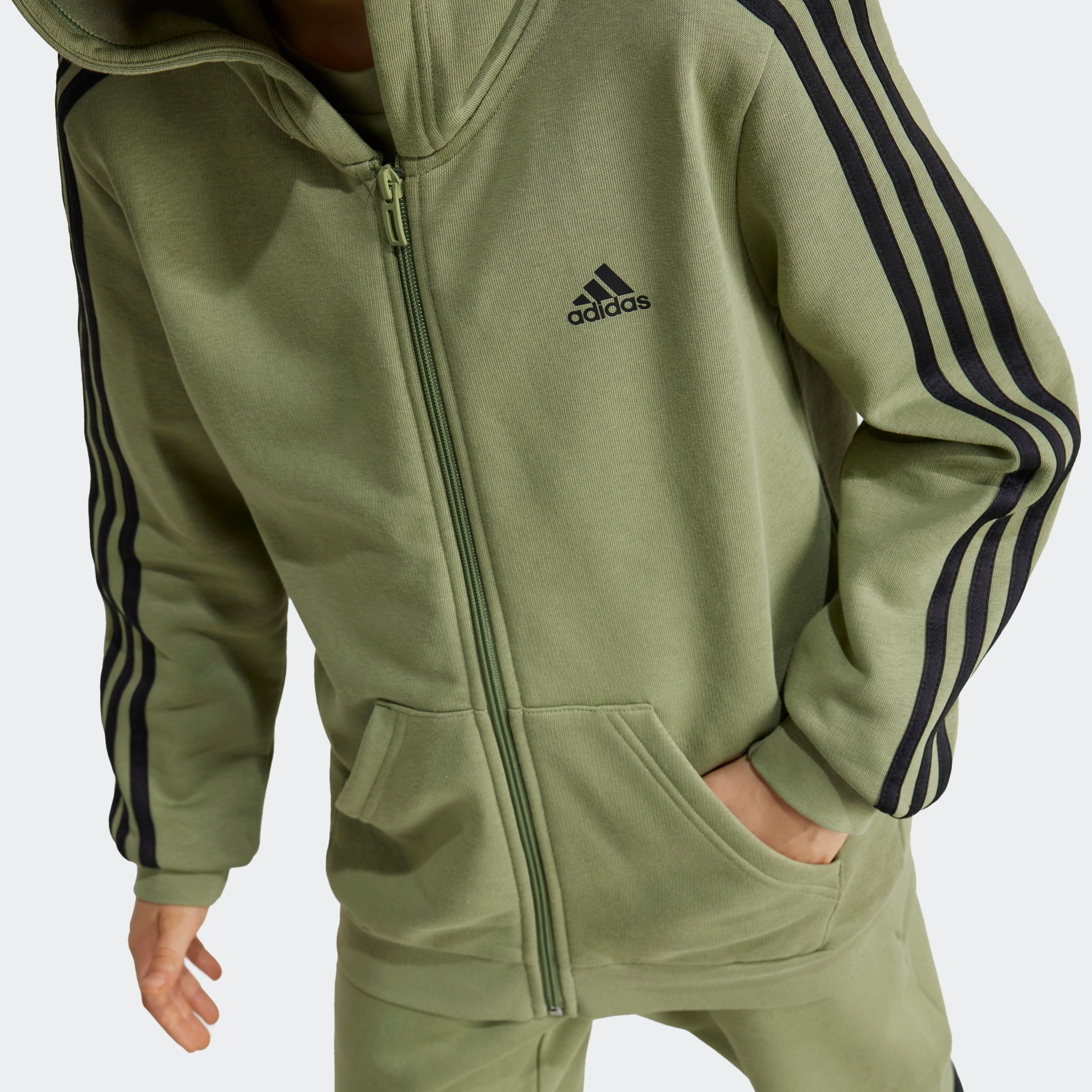 adidas Sportswear Kapuzensweatshirt »U 3S FL FZ HOOD«