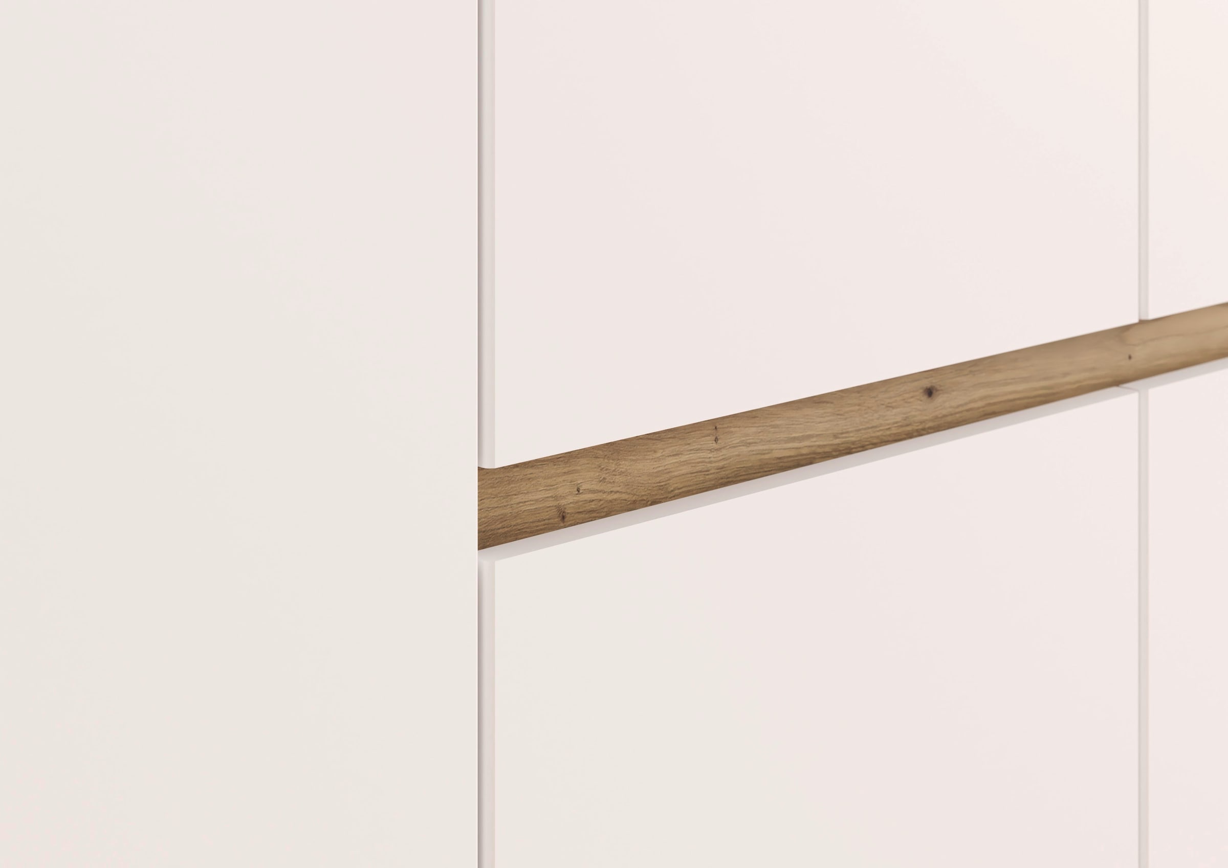 rauch Drehtürenschrank »Schrank Garderobe MAINZ Breiten 91/136/181/226/271/315/360, Höhe 210cm« 3 verschiedene Ausstattungen BASIC/CLASSIC/PREMIUM (inkl. SOFT-CLOSE),  grifflose Front, Außentüren mit Push-to-Open Funktion MADE IN GERMANY