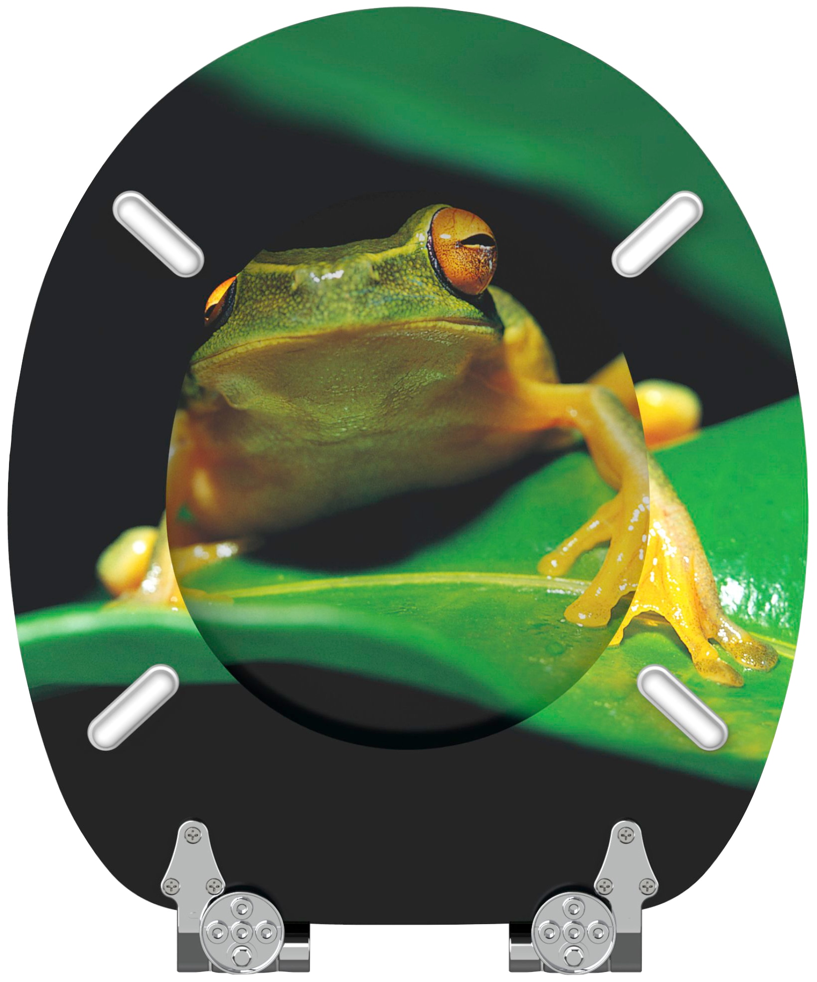 Sanilo WC-Sitz »Frosch Grün« mit Absenkautomatik