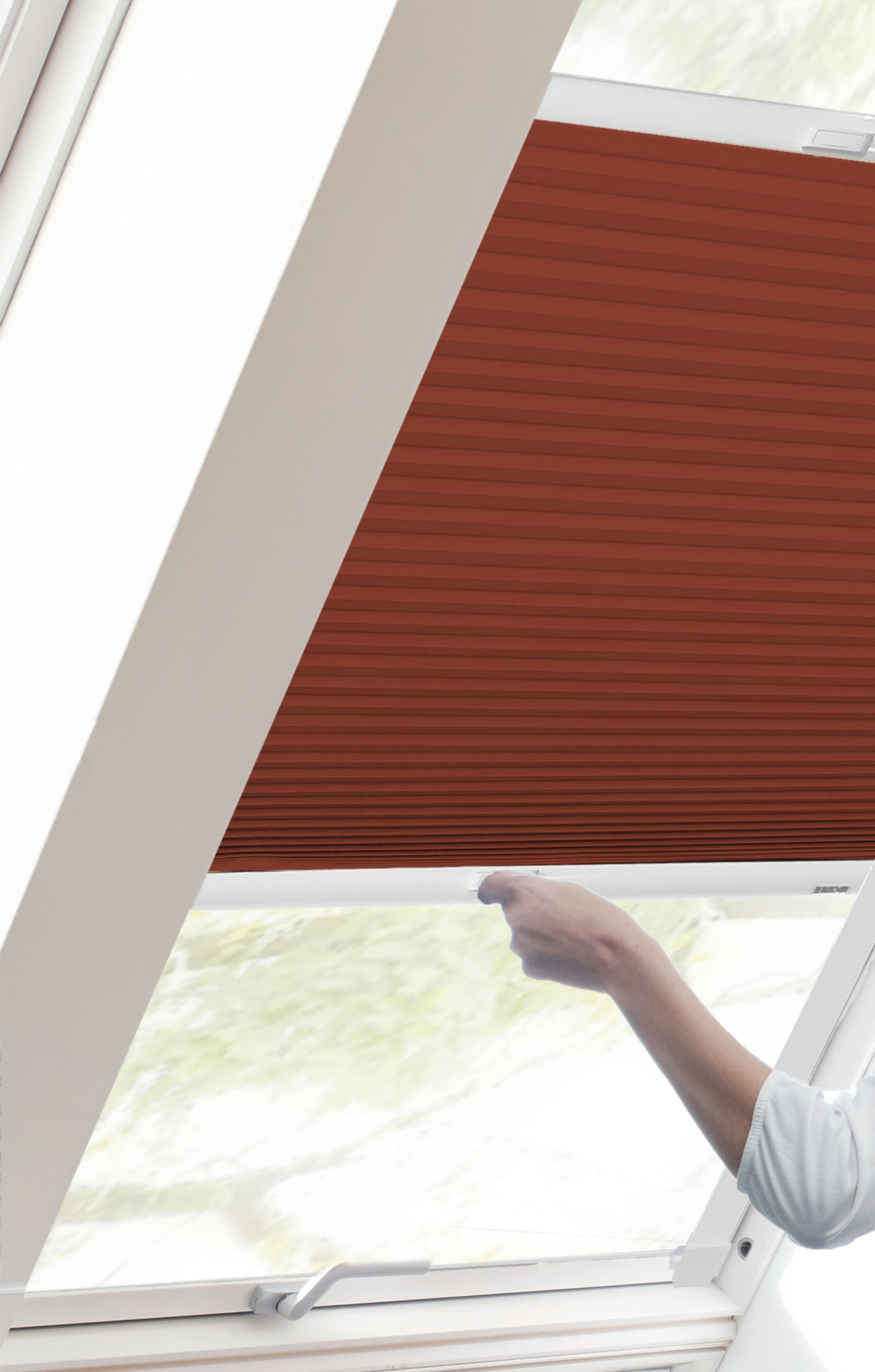 mit abdunkelnd, Style verspannt, sunlines Honeycomb VD«, kaufen bei Führungsschienen Dachfensterplissee OTTO »StartUp