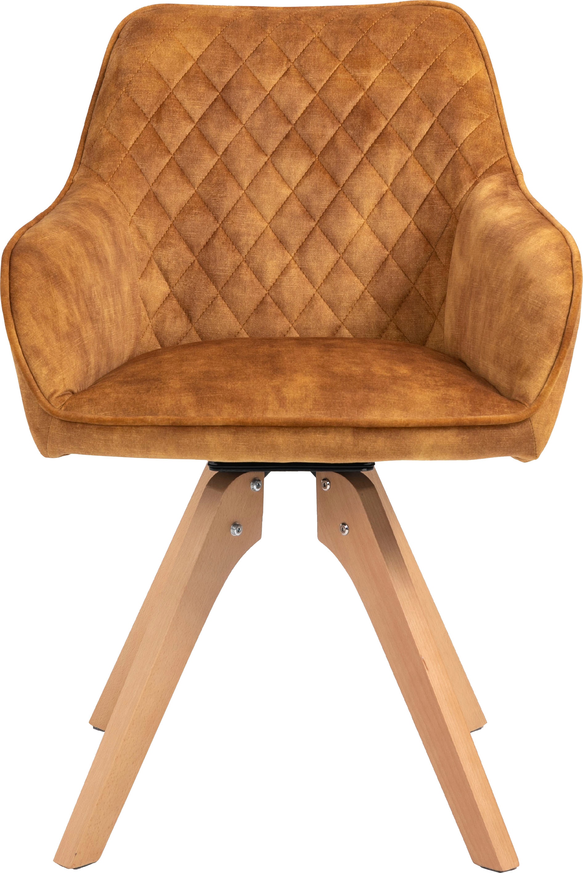 SalesFever Essgruppe »Elegante Sitzgruppe« 5-teiliges Set: Samtverlour-Stühle und 160cm Tisch