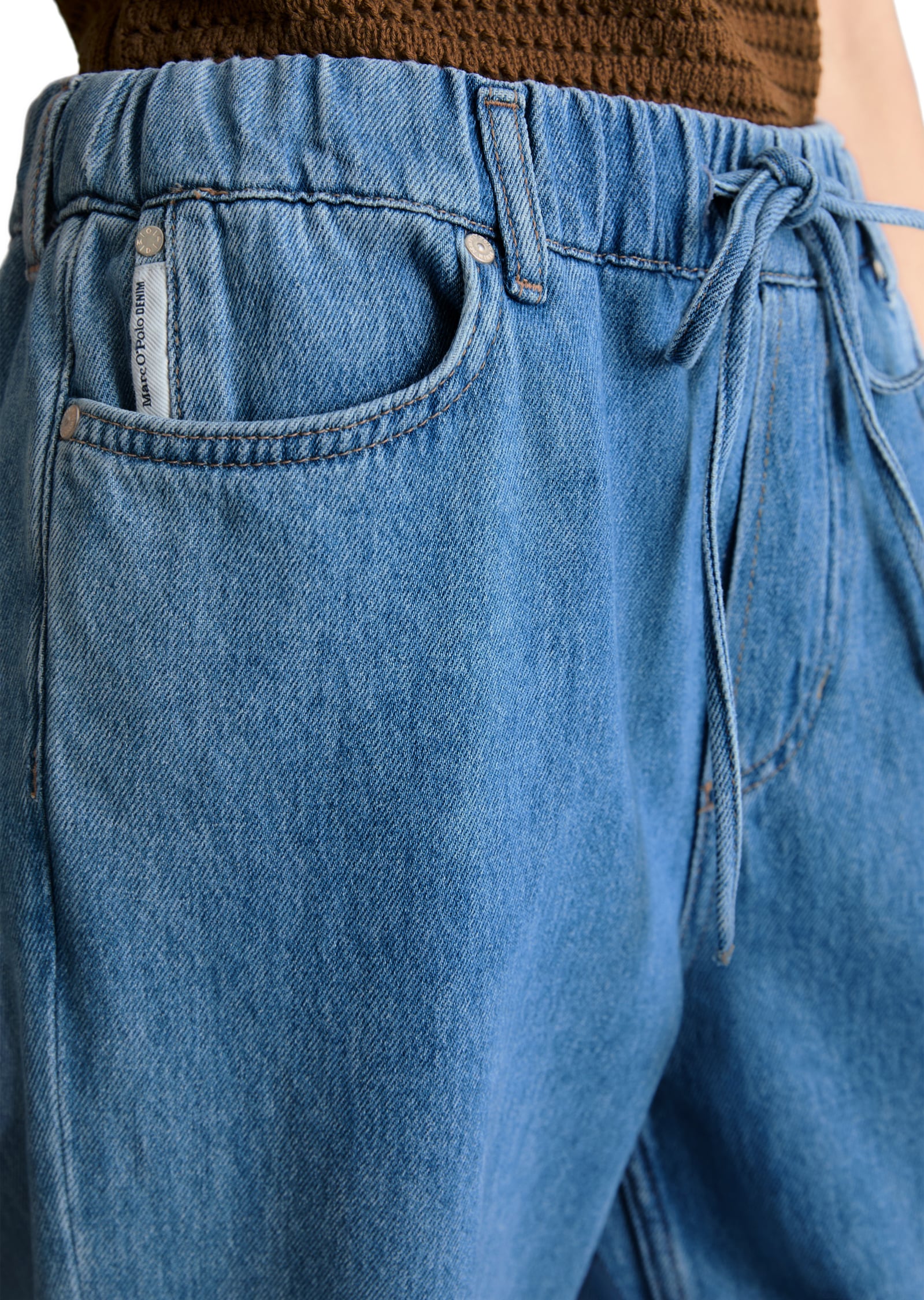 Marc O'Polo DENIM Weite Jeans »Model Tomm wide mit elastischem Bund«