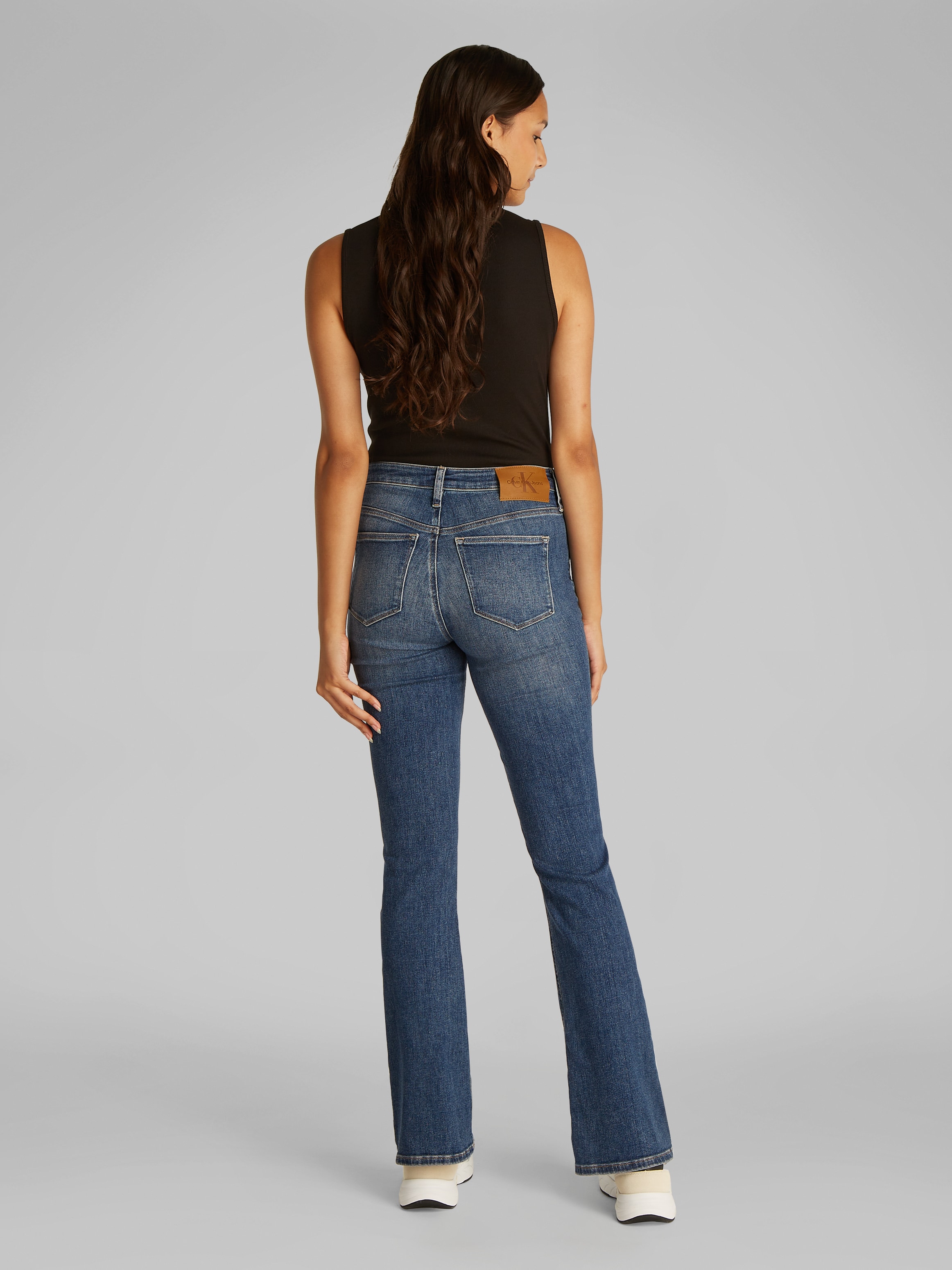 Calvin Klein Jeans Bootcut-Jeans »SKINNY BOOTCUT«, in blauer Waschung