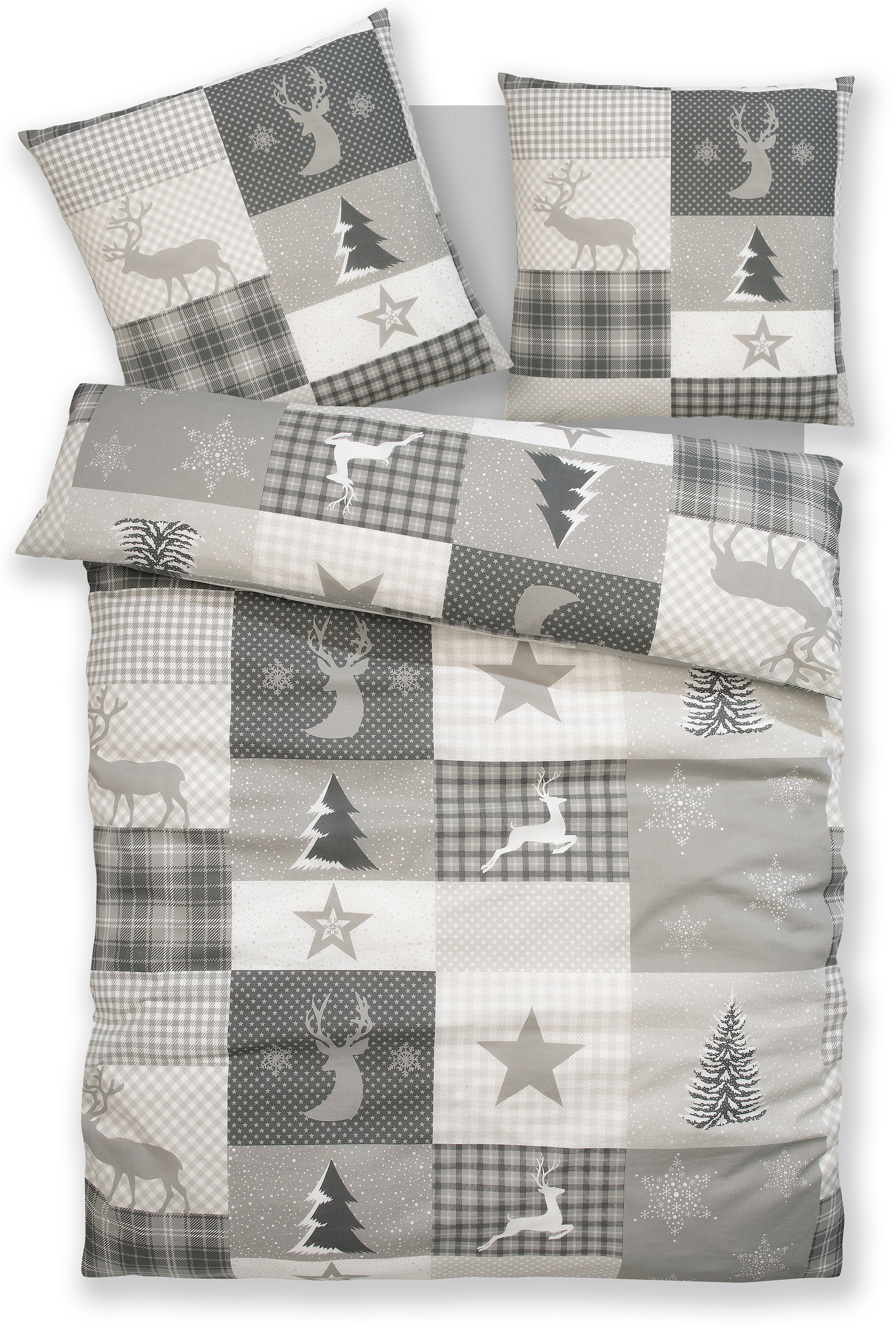 Home affaire Bettwäsche »Nicholas«, Weihnachtsbettwäsche, Winter