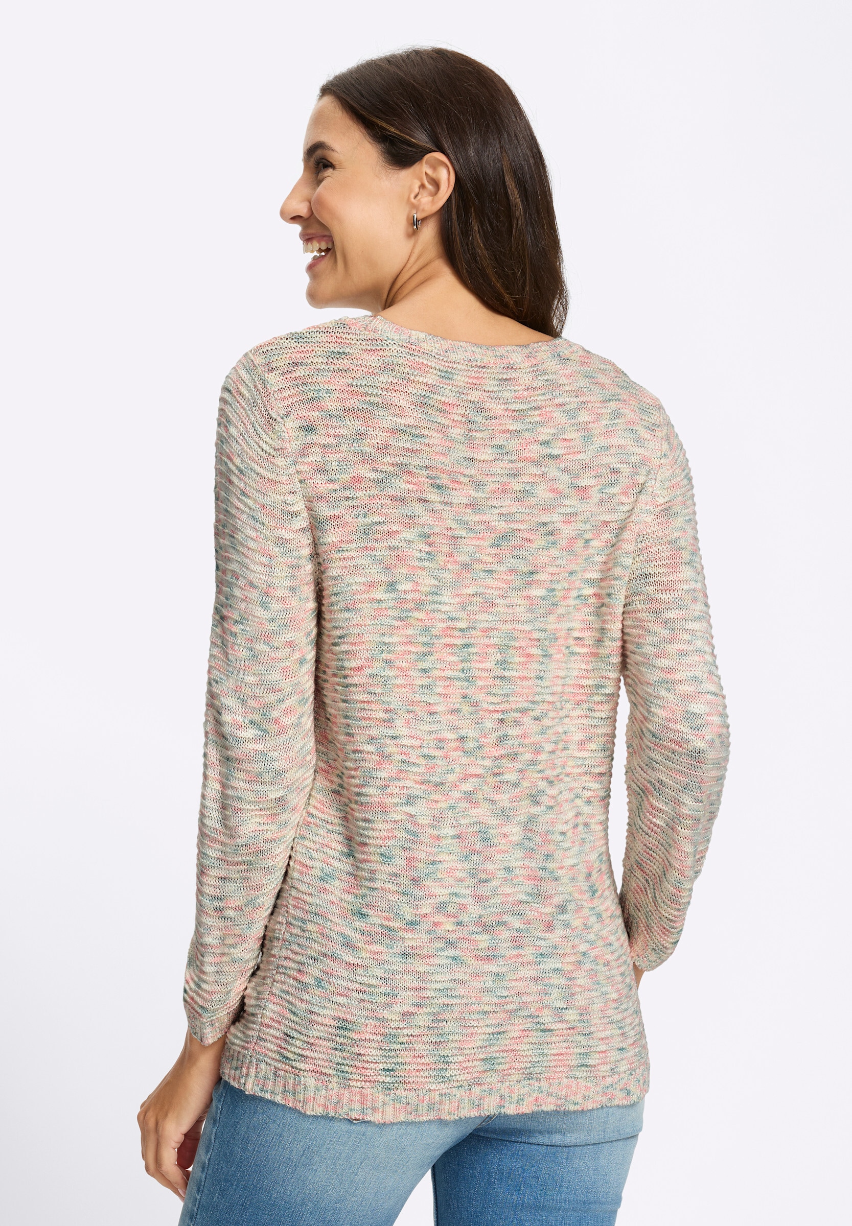 Witt Strickpullover »Rundhals-Pullover Rundhalspullover in Flammgarn«