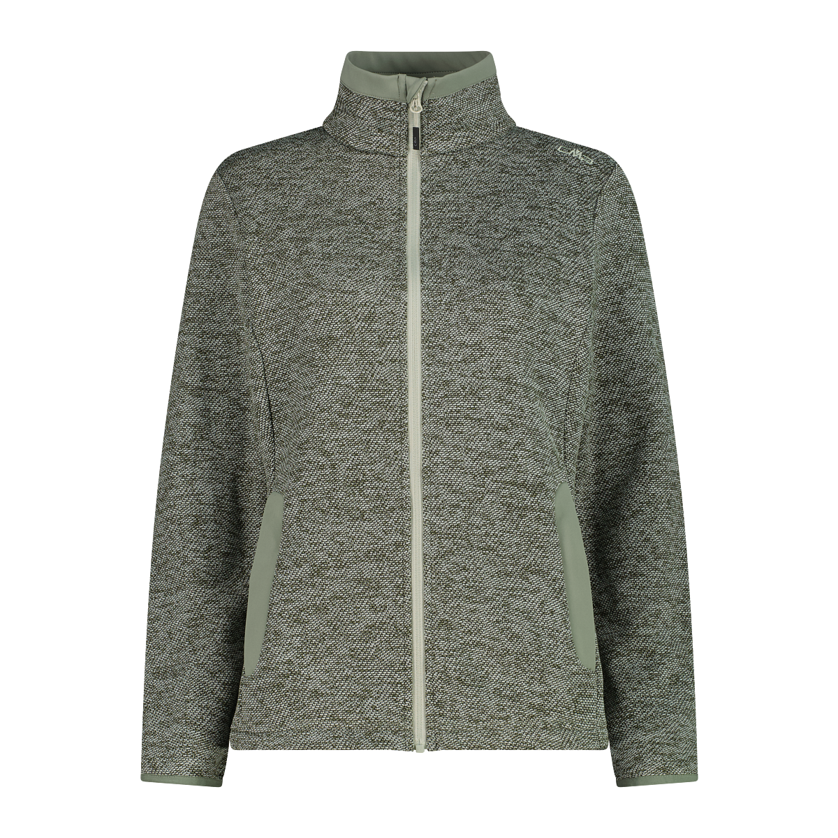 CMP Strickfleecejacke sportlicher Stil, Übergangsjacke für Erwachsene