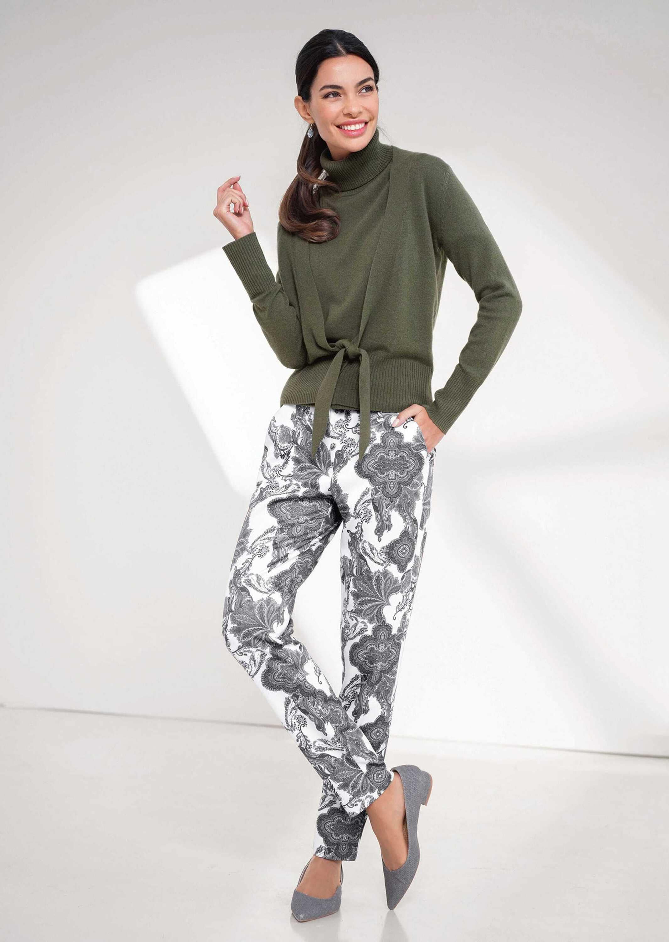 MADELEINE Strickjacke »Strickjacke Kaschmirstrickjacke mit V-Ausschnitt«