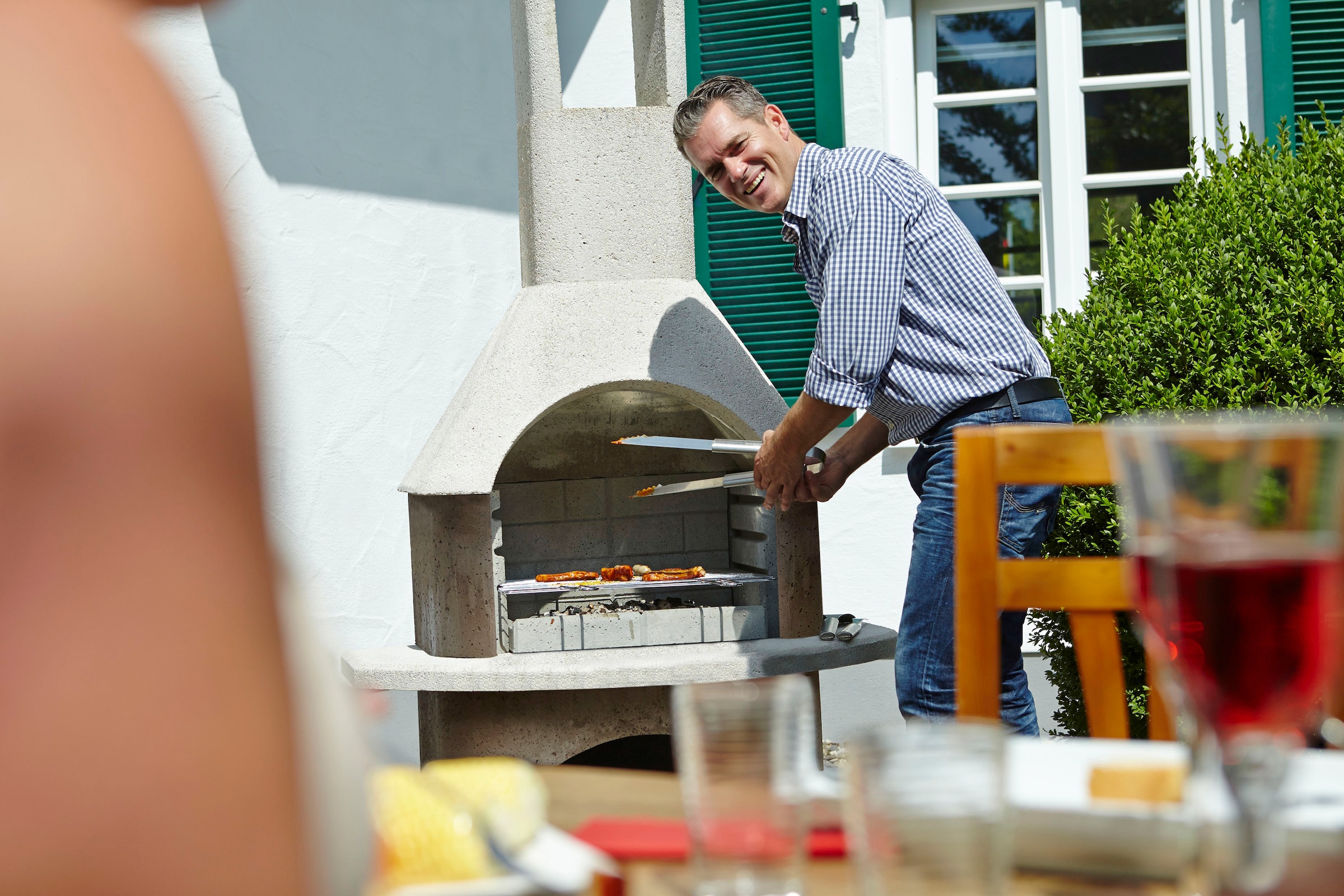 Buschbeck Grillkamin »Milano«, BxTxH: 110x65x203 cm