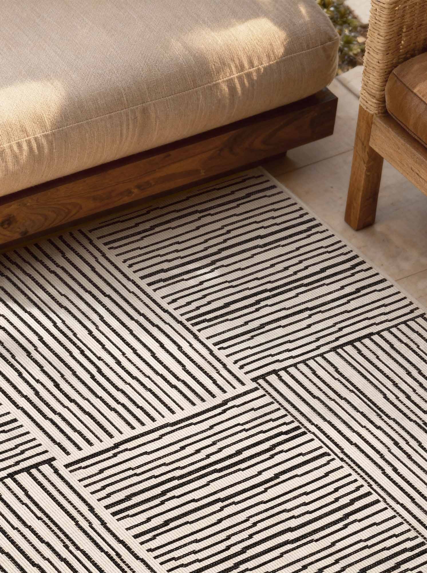 Ted Baker Teppich »Nightingale« rechteckig 8 mm Höhe Designteppich, Wetterfest, Pflegeleicht, Modern, Wohnzimmer, Terrasse