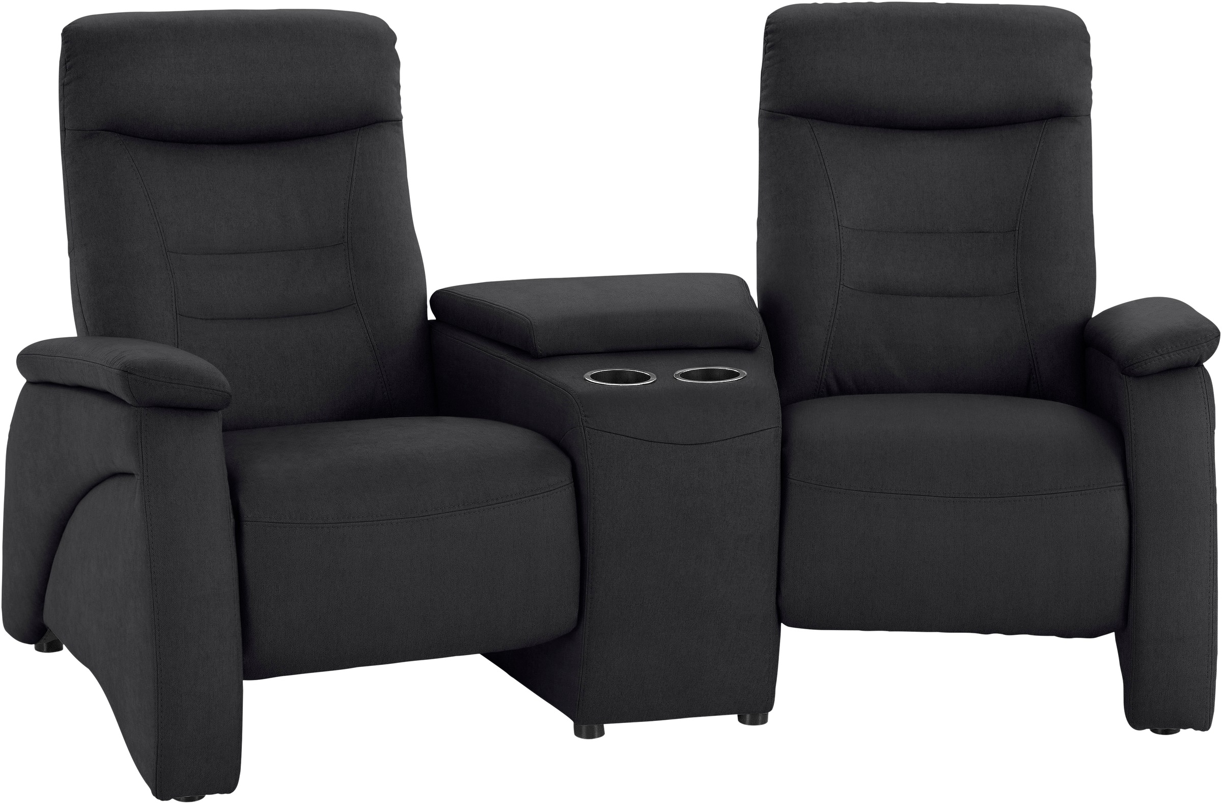 exxpo - sofa fashion 2,5-Sitzer »Ascoli, Kinosofa mit hohem Sitzkomfort, bequeme Armlehnen«, inkl. Relaxfunktion, mit Ablage und Staufach, hohe Rückenlehne