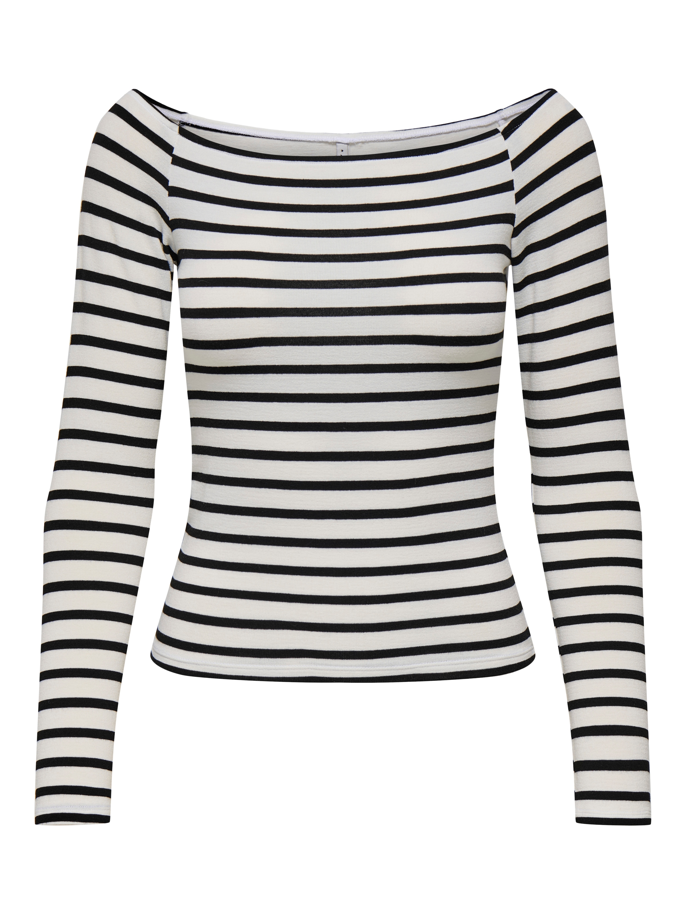 ONLY Langarmshirt »ONLGLAMOUR L/S BOAT NECK TOP BOX CC JRS«