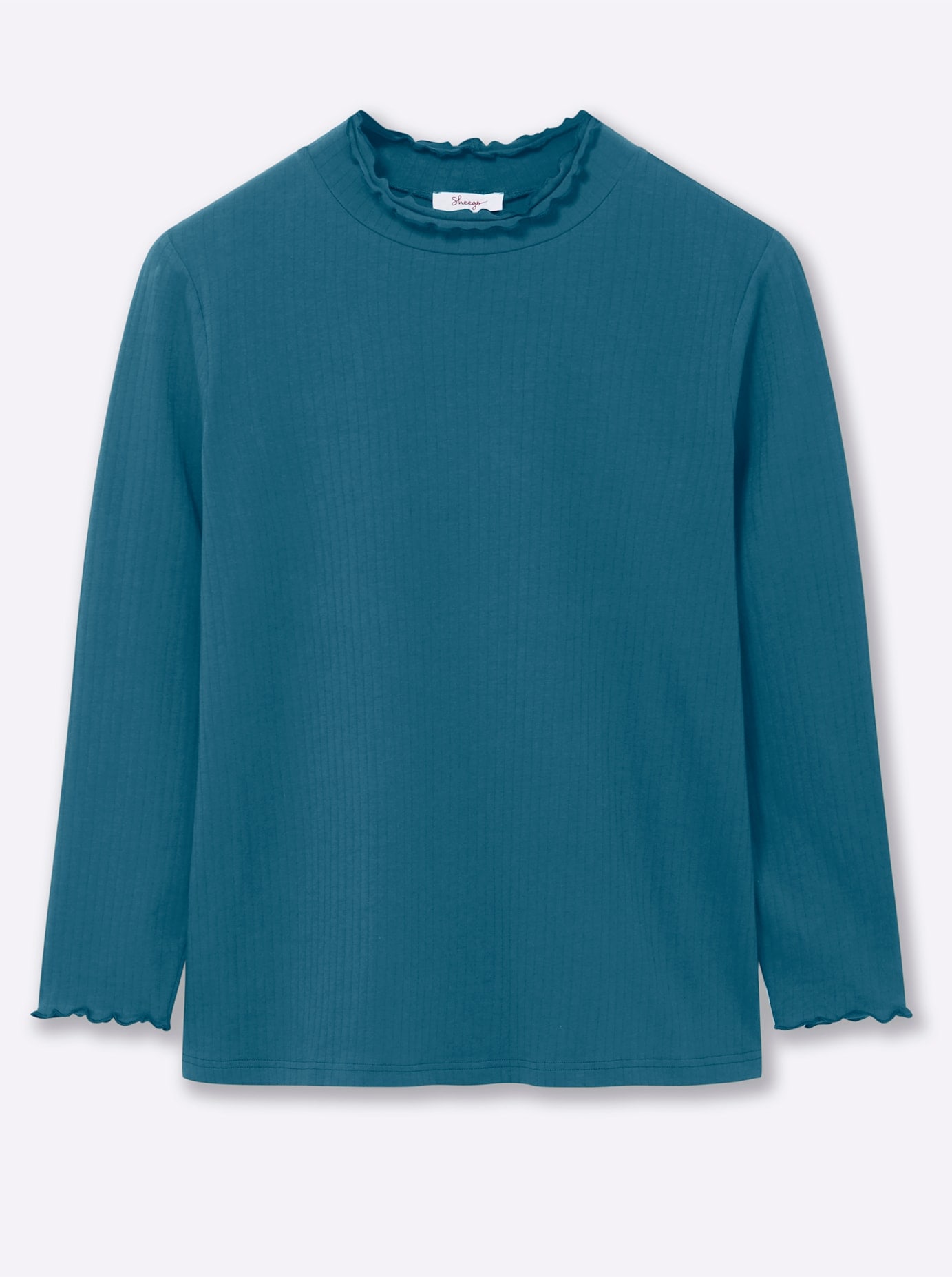 Sheego Stehkragenshirt »Shirtrolli« 1 Stk.
