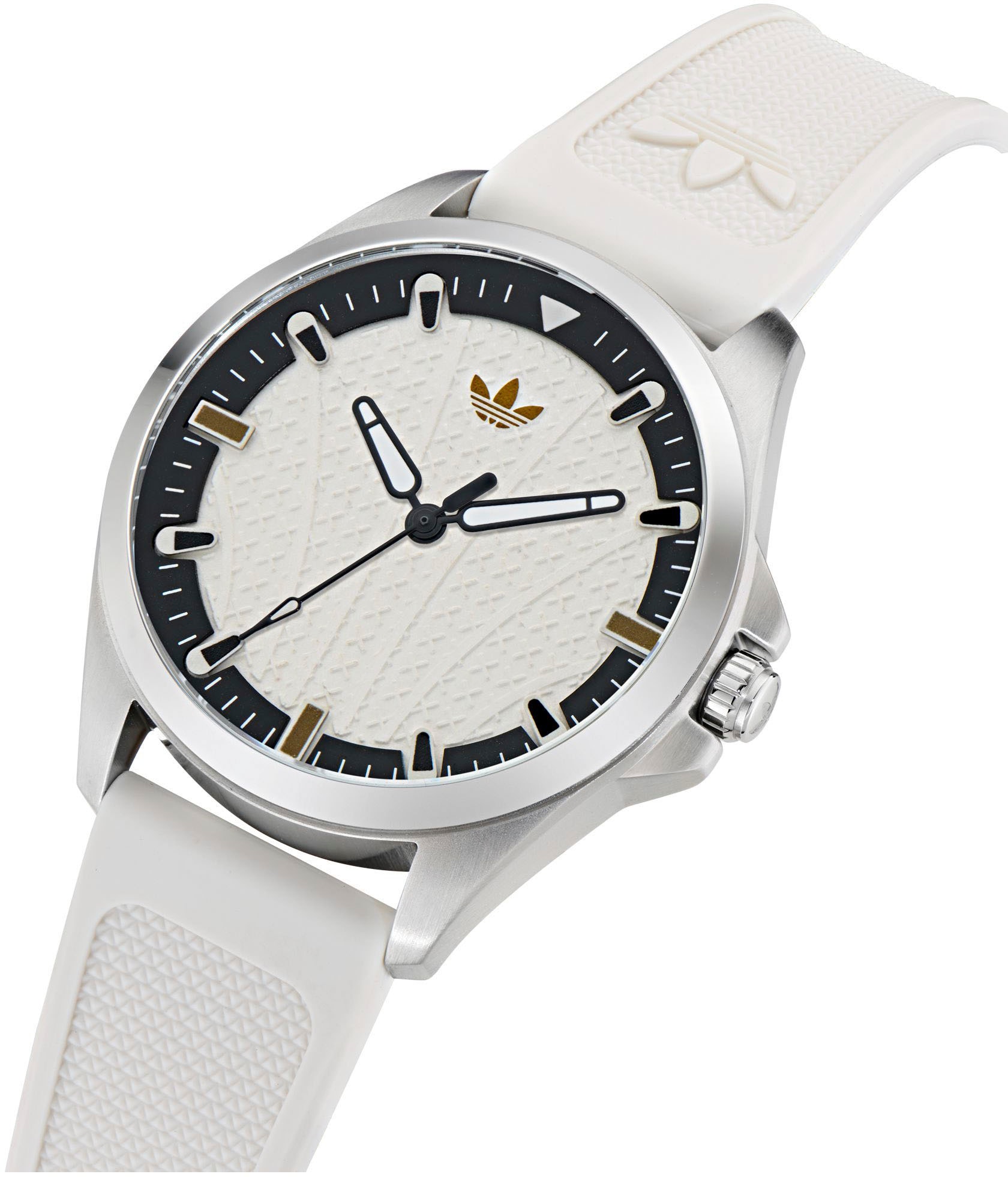 adidas Originals Quarzuhr »ORIGINALS ICONIC ONE«, Armbanduhr,Herrenuhr,Damenuhr,Silikonarmband,wasserabweisend bis 5 bar