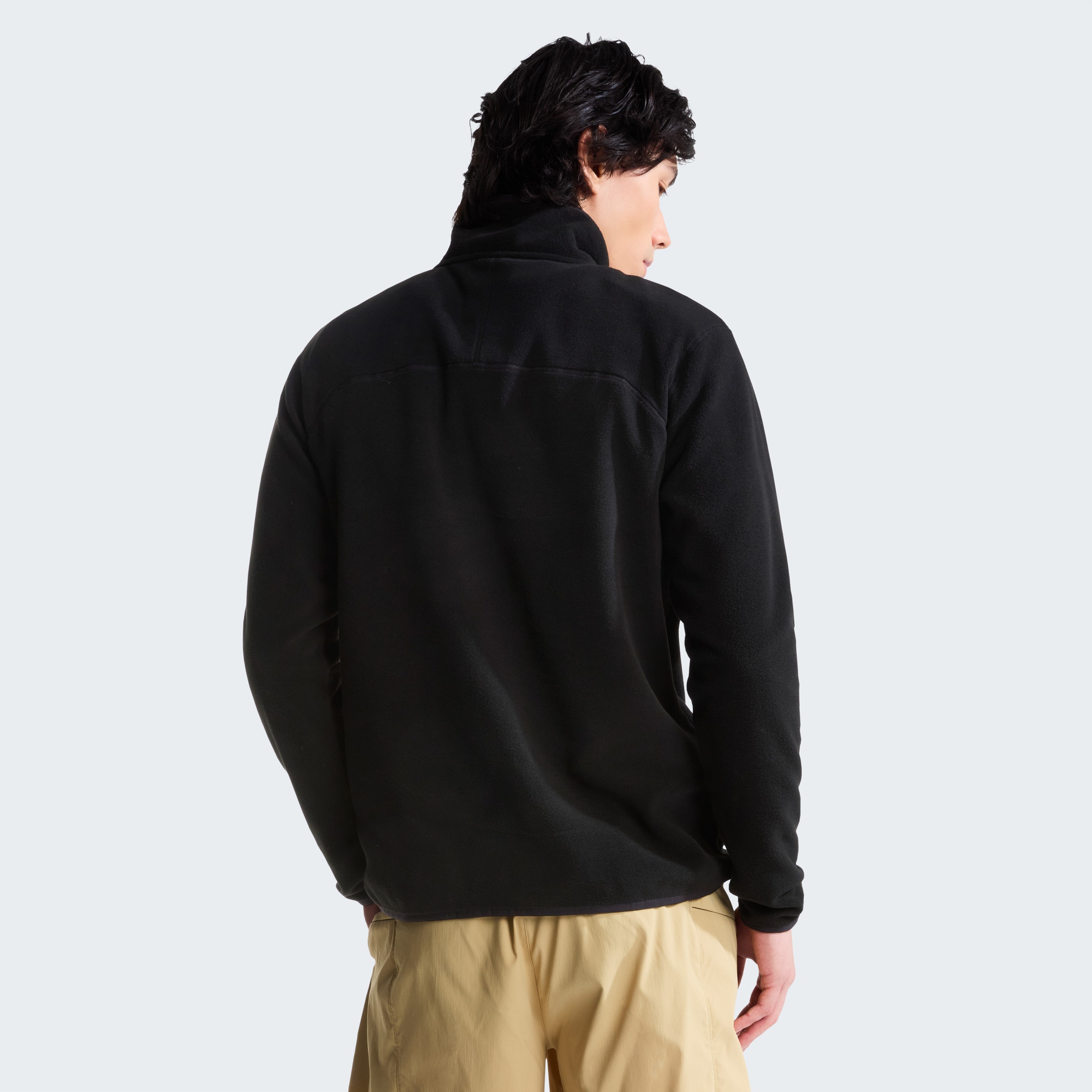 The North Face Fleecepullover »M GLACIER 1/4 ZIP - EMBROIDERED LOGO«, sportlicher Stil, für Wandern und Outdoor-Abenteuer, 1/4-Zip-Design
