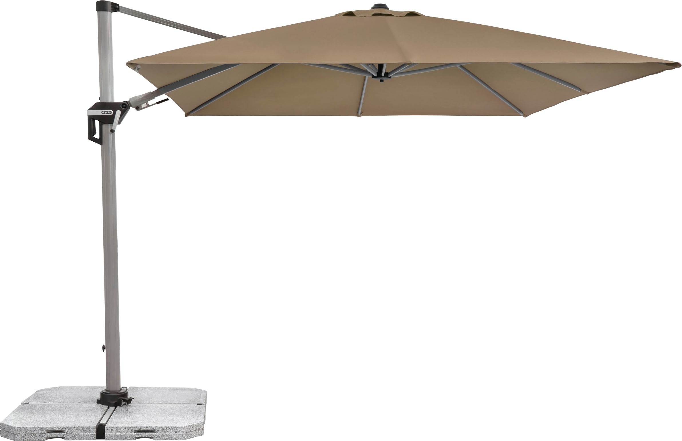 doppler® Ampelschirm »Active Pendel«, UV-beständig, Maße: 350x260 cm