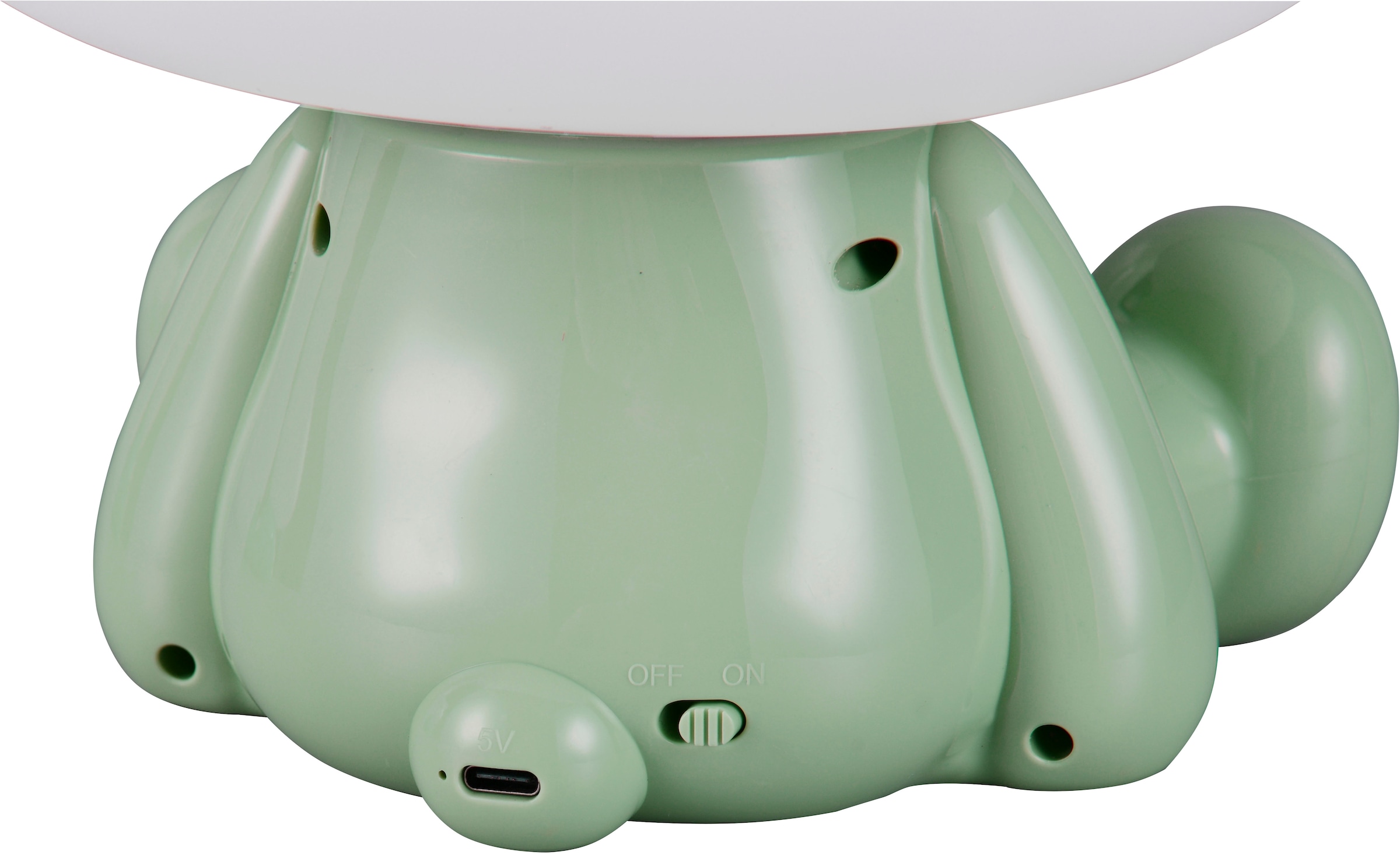 REALITY Leuchten LED Tischleuchte »CUTIE, Kinderzimmer Tischleuchte Nachttischleuchte Bären Optik, RGB« LED-Board 1 Stk. RGB | Warmweiß 0,3W 30 Lumen warmweiß 3000K, RGB Farbwechsel Modus, USB-Anschluss