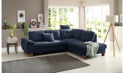Home affaire Ecksofa »Laverna«, wahlweise mit Bettfunktion in 4 Bezugsqualitäten kaufen Home affaire Ecksofa »Laverna«, wahlweise mit Bettfunktion in 4 Bezugsqualitäten kaufen