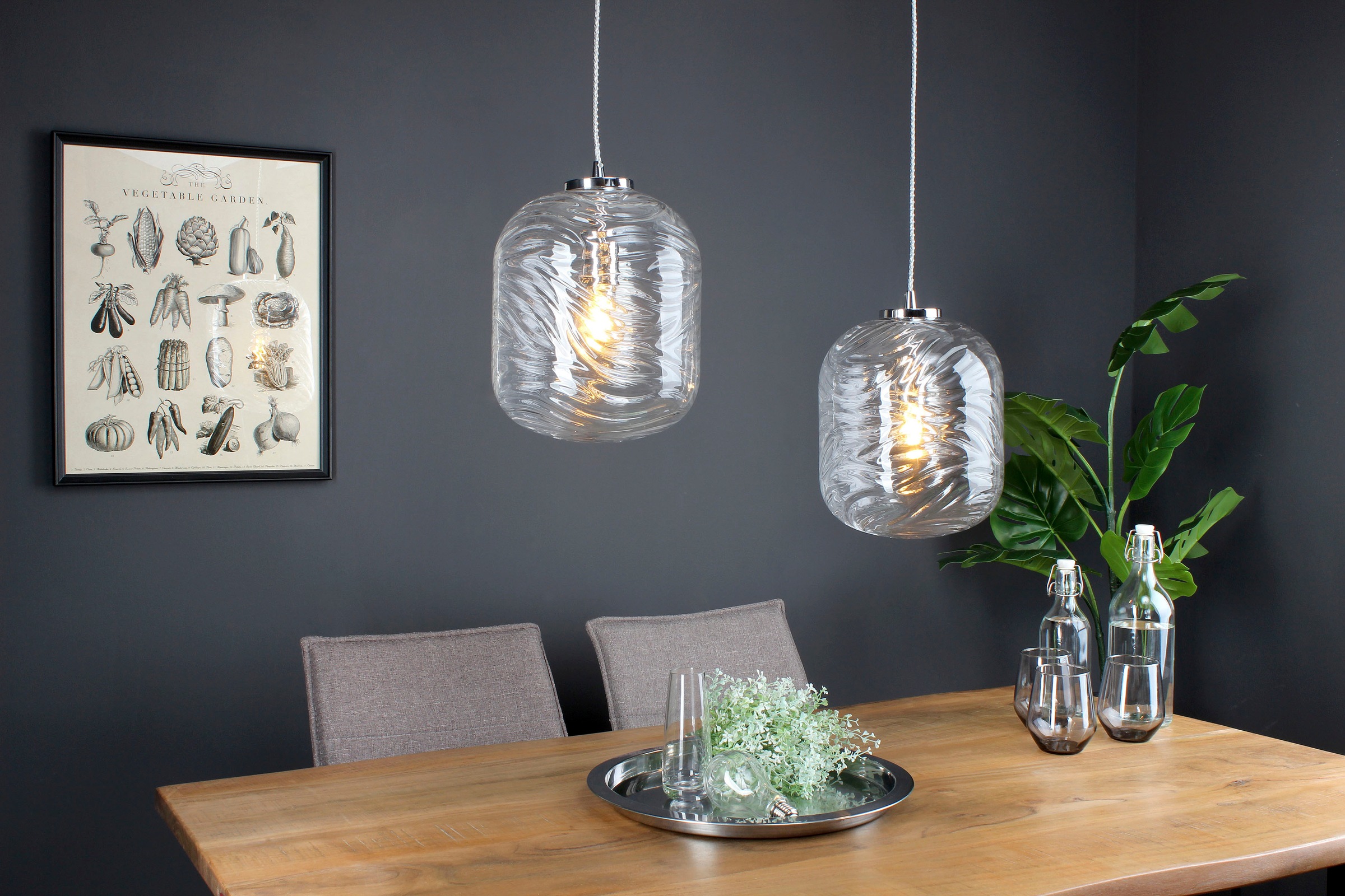 ECO-LIGHT Pendelleuchte »Nereide«, Leuchtmittel E27 | ohne Leuchtmittel