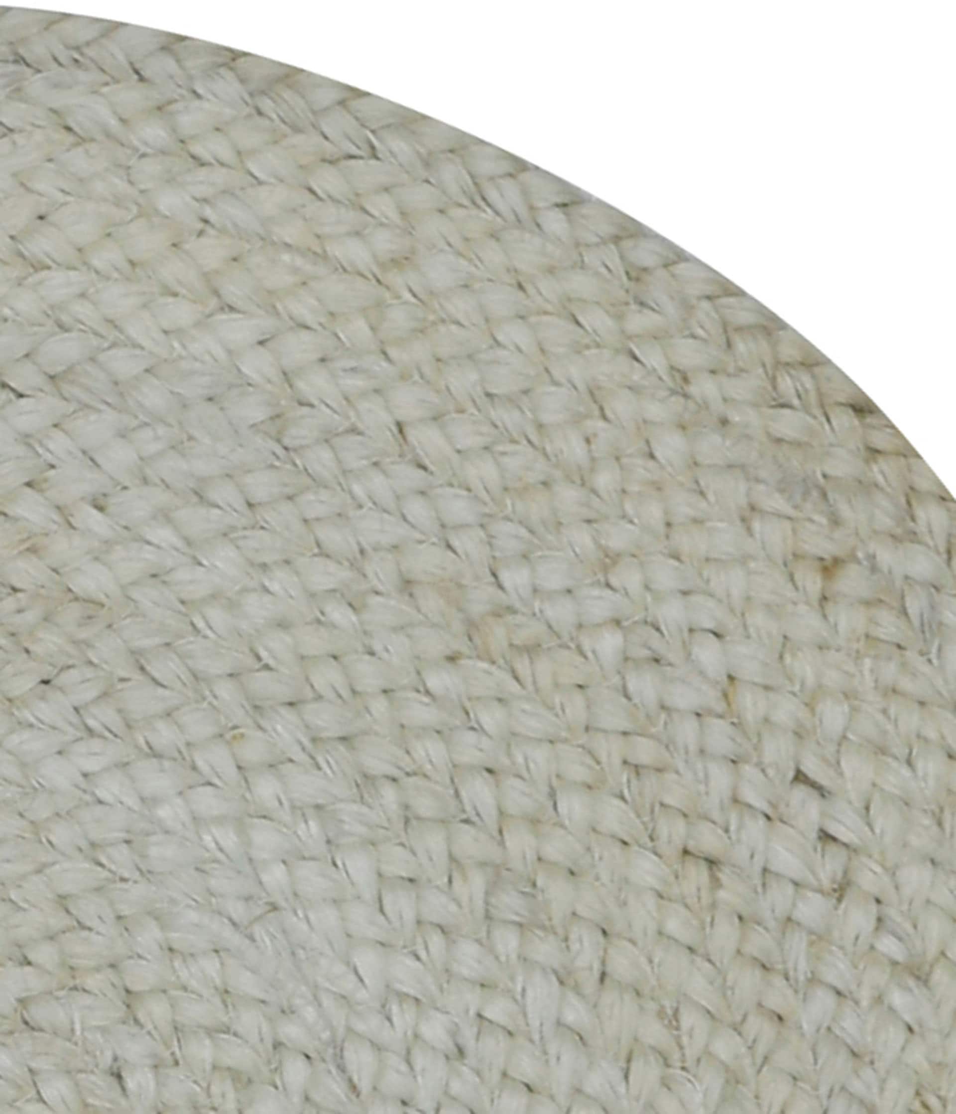 carpetfine Teppich »Alia Juteteppich«, wolkenförmig, 10 mm Höhe, handgewebt aus Jute, Naturteppich, Sonderform blau, Boho Style, uni