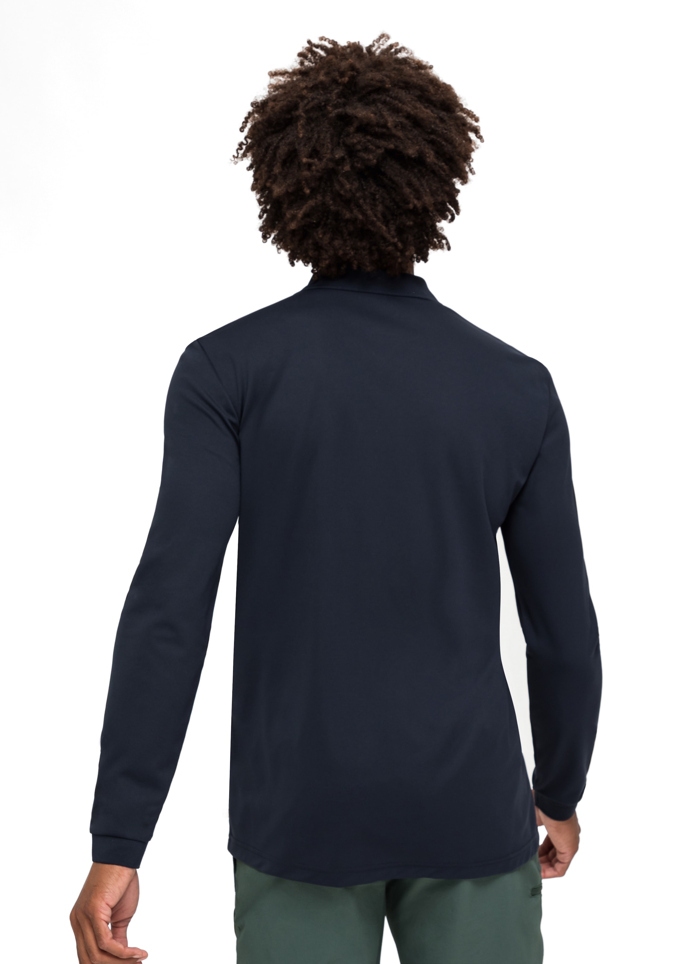Maier Sports Langarm-Poloshirt »Ulrich L/S« Herren Polo langarm, leichtes Funktionsshirt, Langarmshirt, Reg. Fit