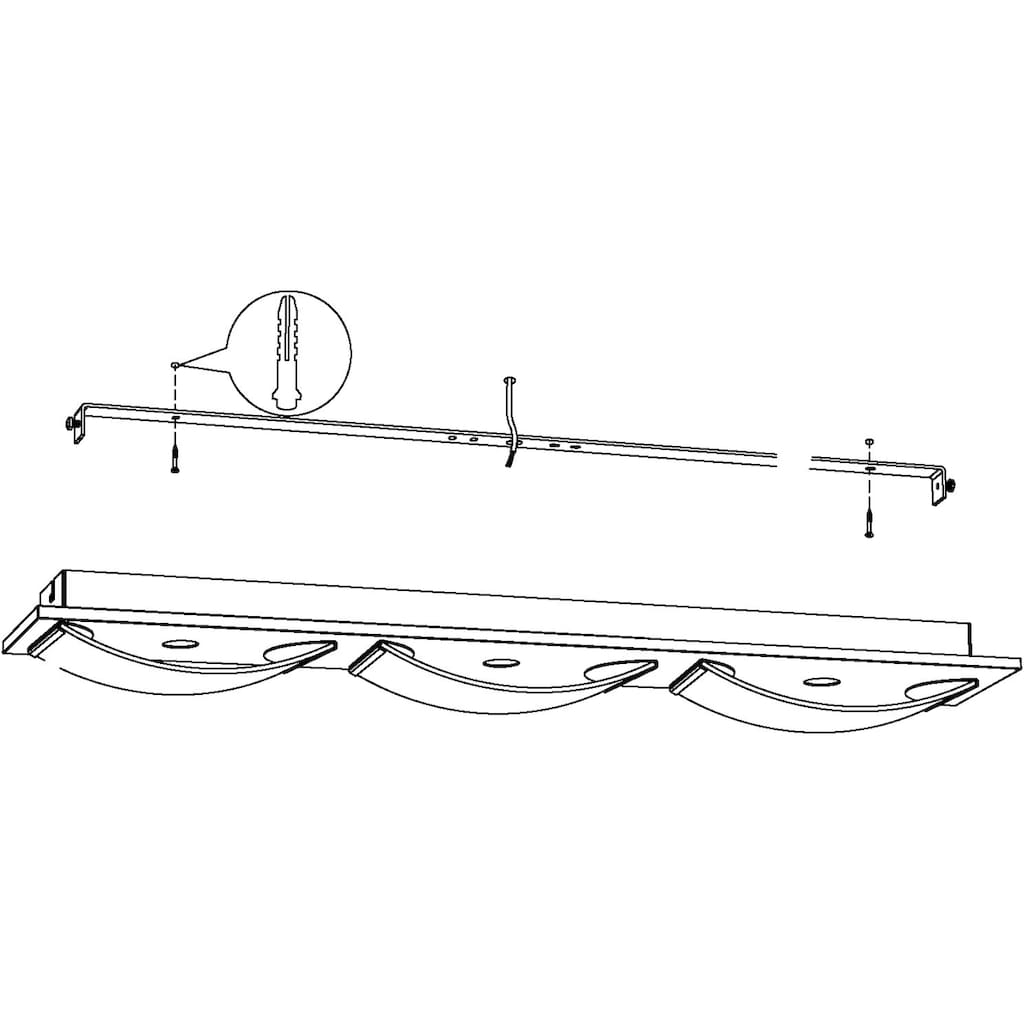 EGLO LED Deckenleuchte »WASAO1«, 3 flammig-flammig