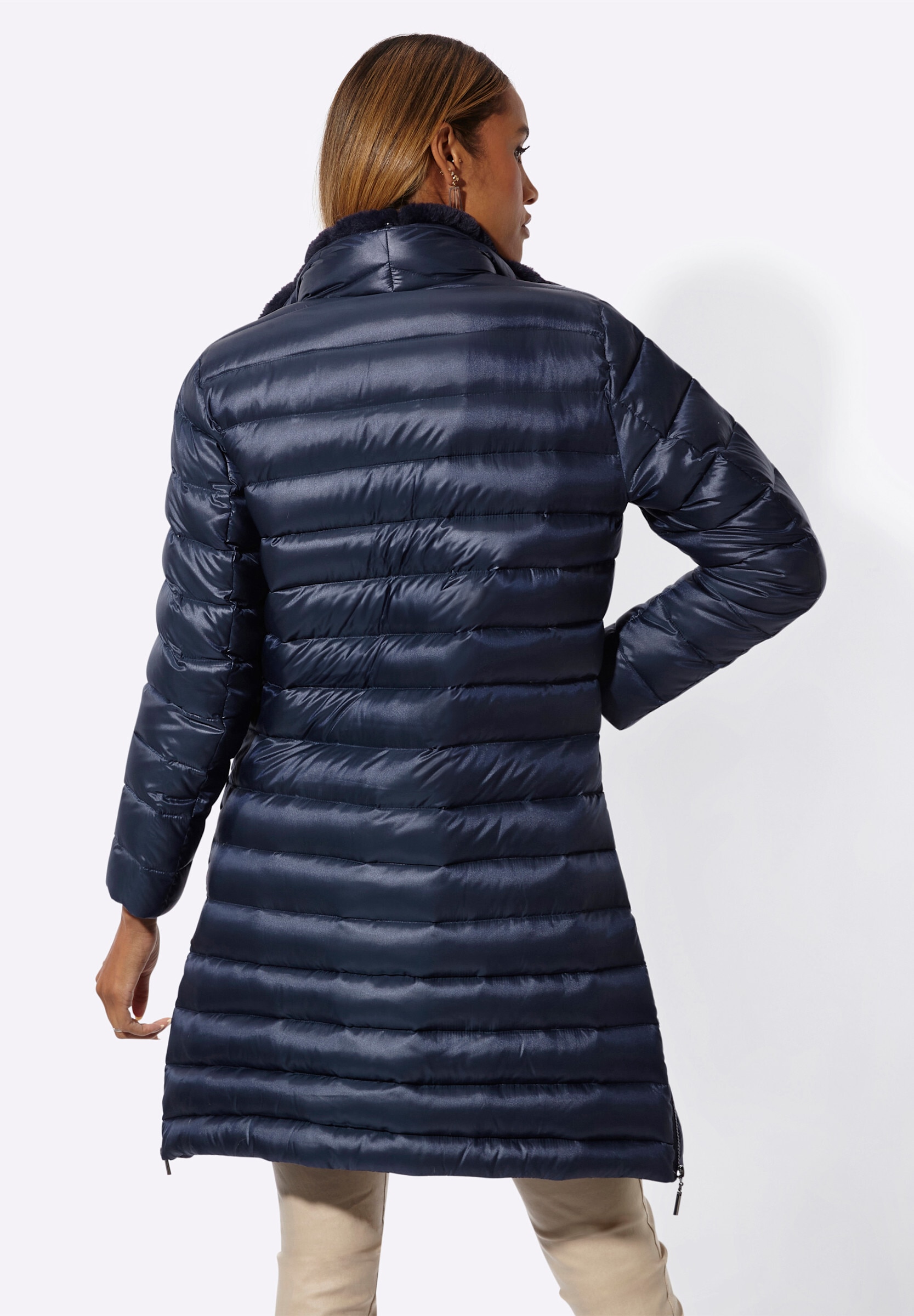 creation L Steppjacke »Daunen-Mantel Daunenmantel« Abnehmbare Kapuze