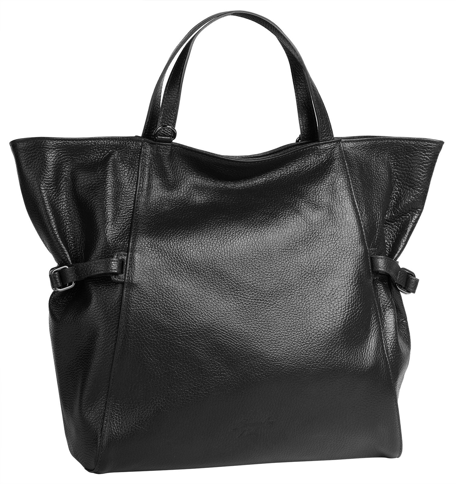 Samantha Look Shopper echt Leder, Made in Italy