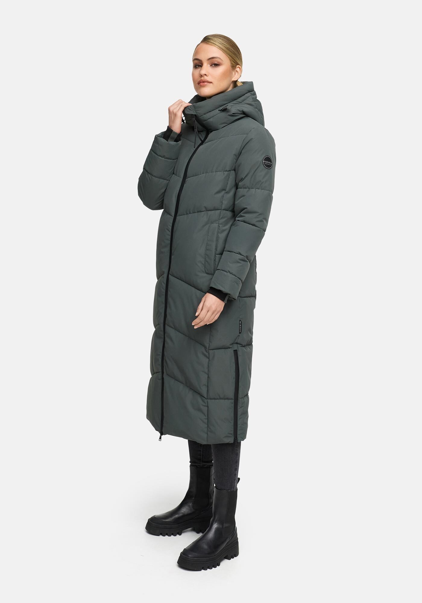 Marikoo Winterjacke »Marikoo Firella Damen Winter Steppmantel Winterjacke Parka N065«