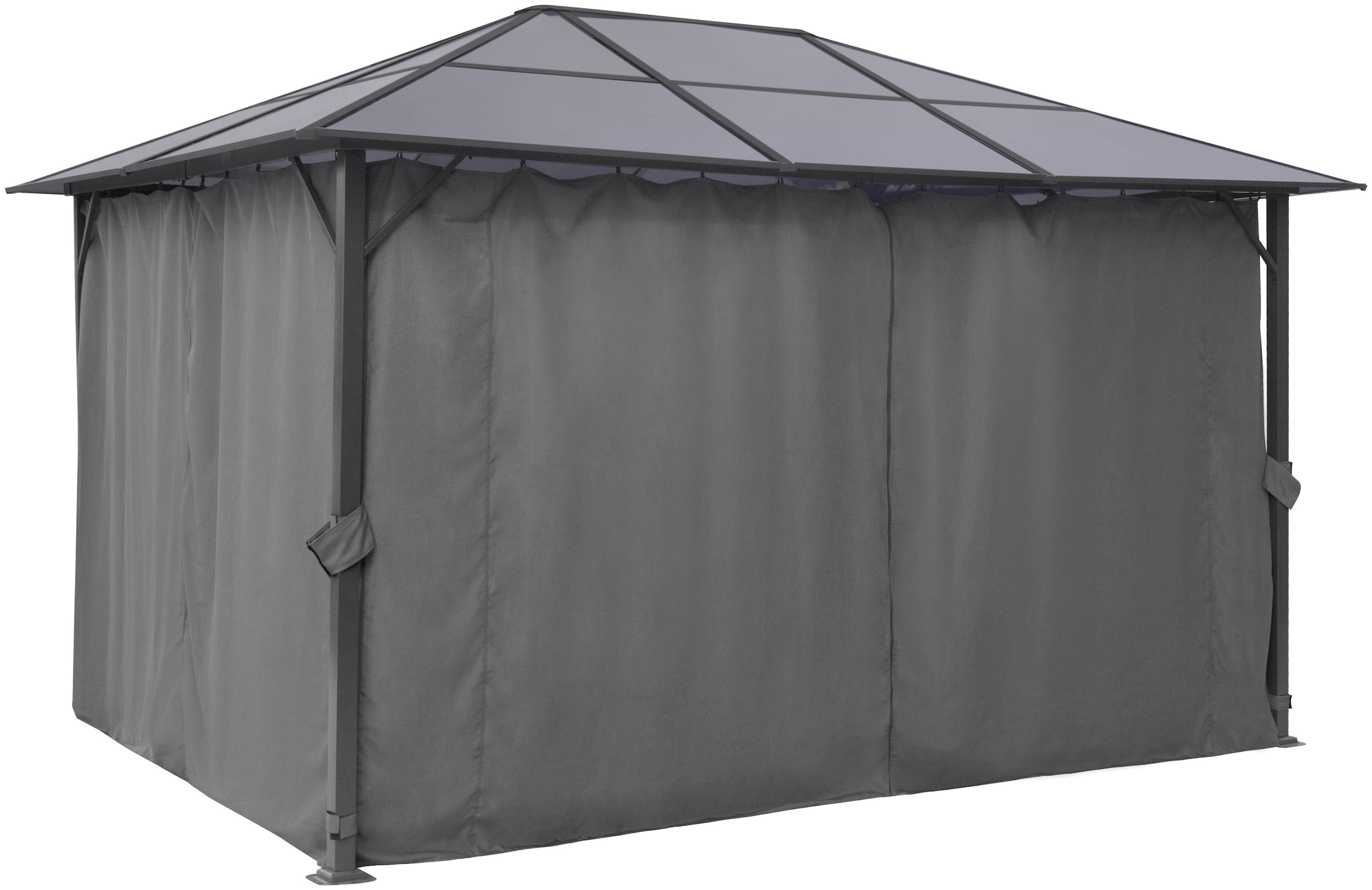KONIFERA Pavillon »Malaga«, BxT: 300x400 cm, Stahlgestell, Polycarbonat-Dachplatten