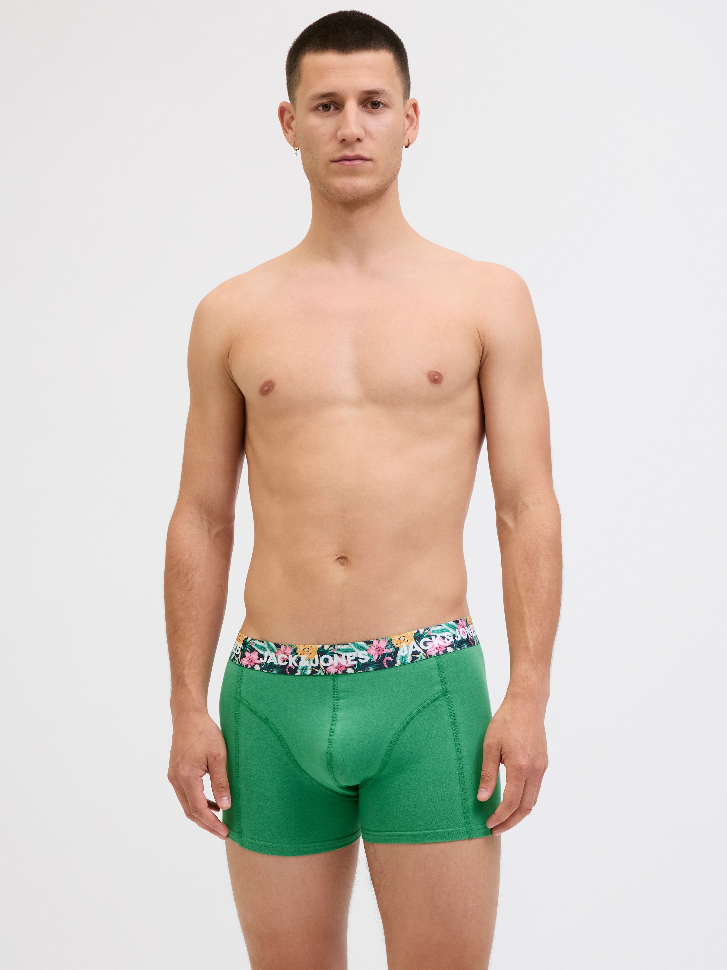 Jack & Jones Trunk »JACFRED FLAMINGO TRUNKS 3 PACK SN«, (Packung, 3 St.)