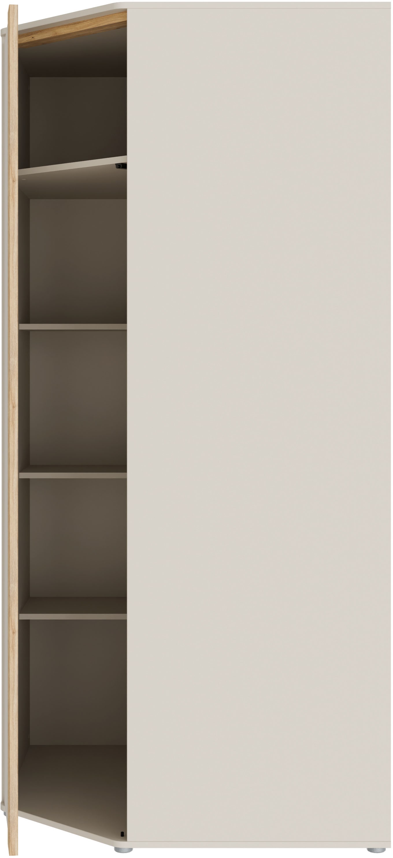 FORTE Eckkleiderschrank, B/H/T 92,2/193,7/92,2 cm