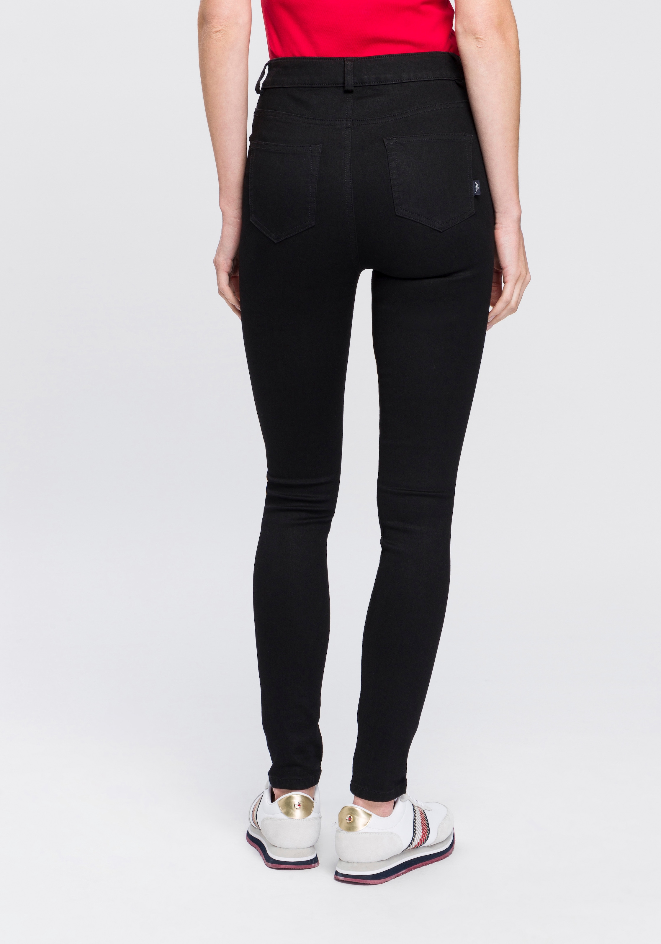 Arizona Skinny-fit-Jeans »Ultra Stretch«, extra-enger Beinschnitt, hohe Leibhöhe, knöchellang