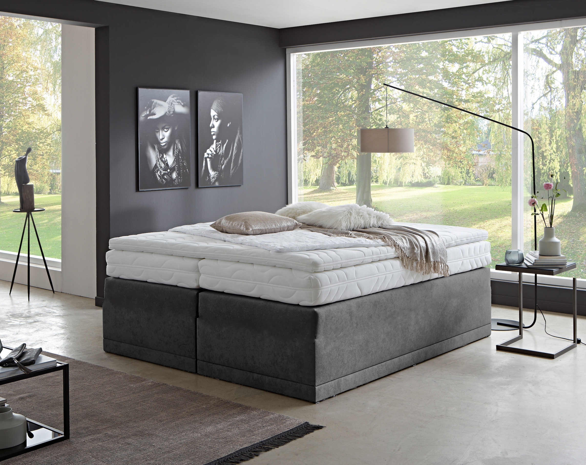 Westfalia Schlafkomfort Boxspringbett »Ibiza in den Breiten 160x200, 180x200cm & 200x200cm«